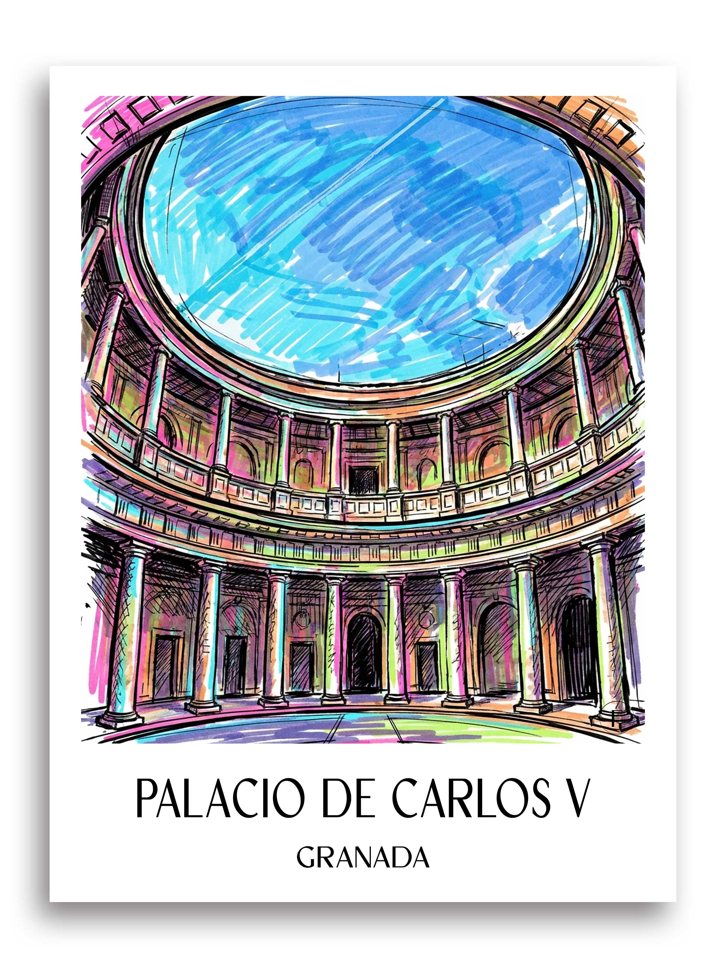 palacio-de-carlos-v-granada-spanien-poster-graffiti