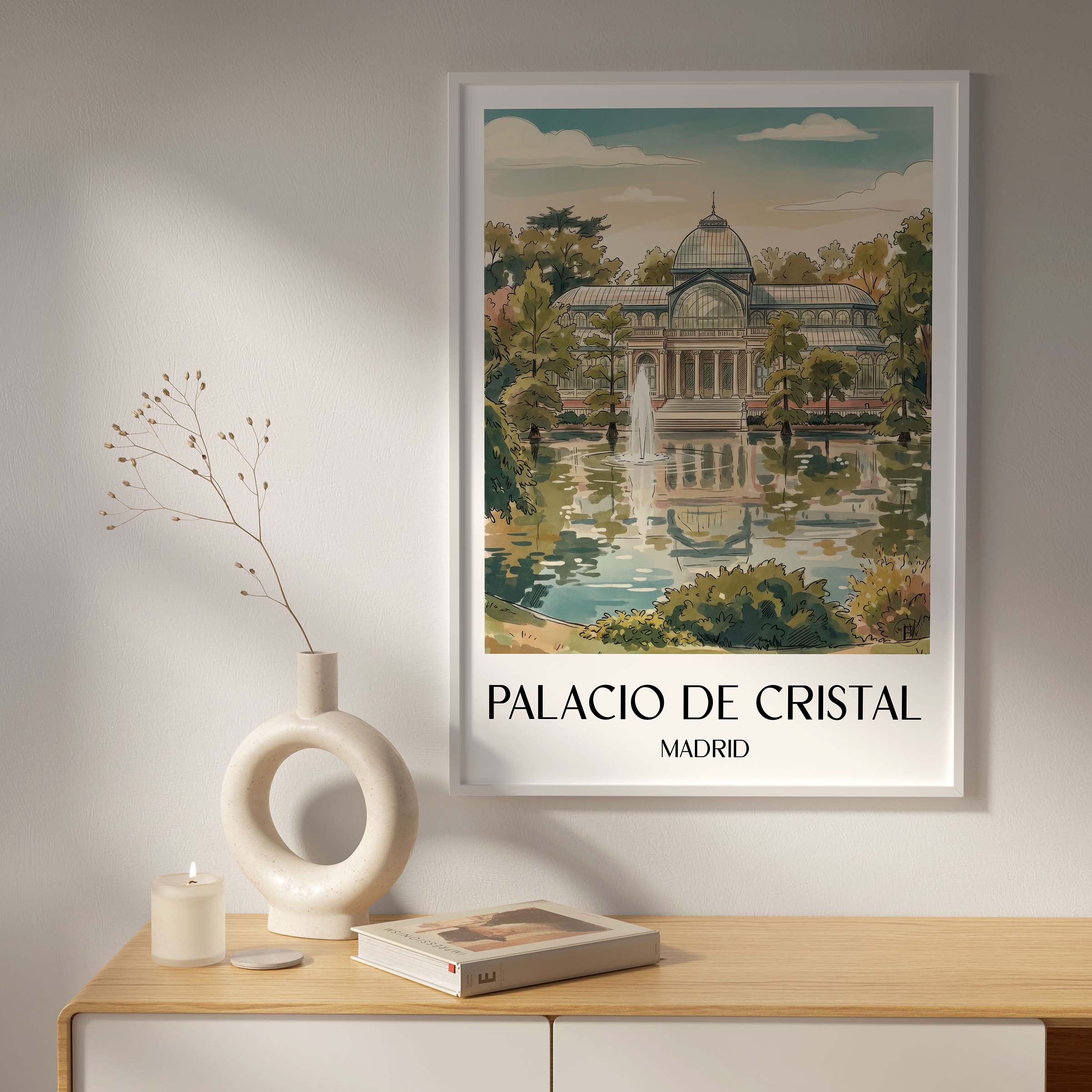 palacio-de-cristal-madrid-spanien-poster-aquarell