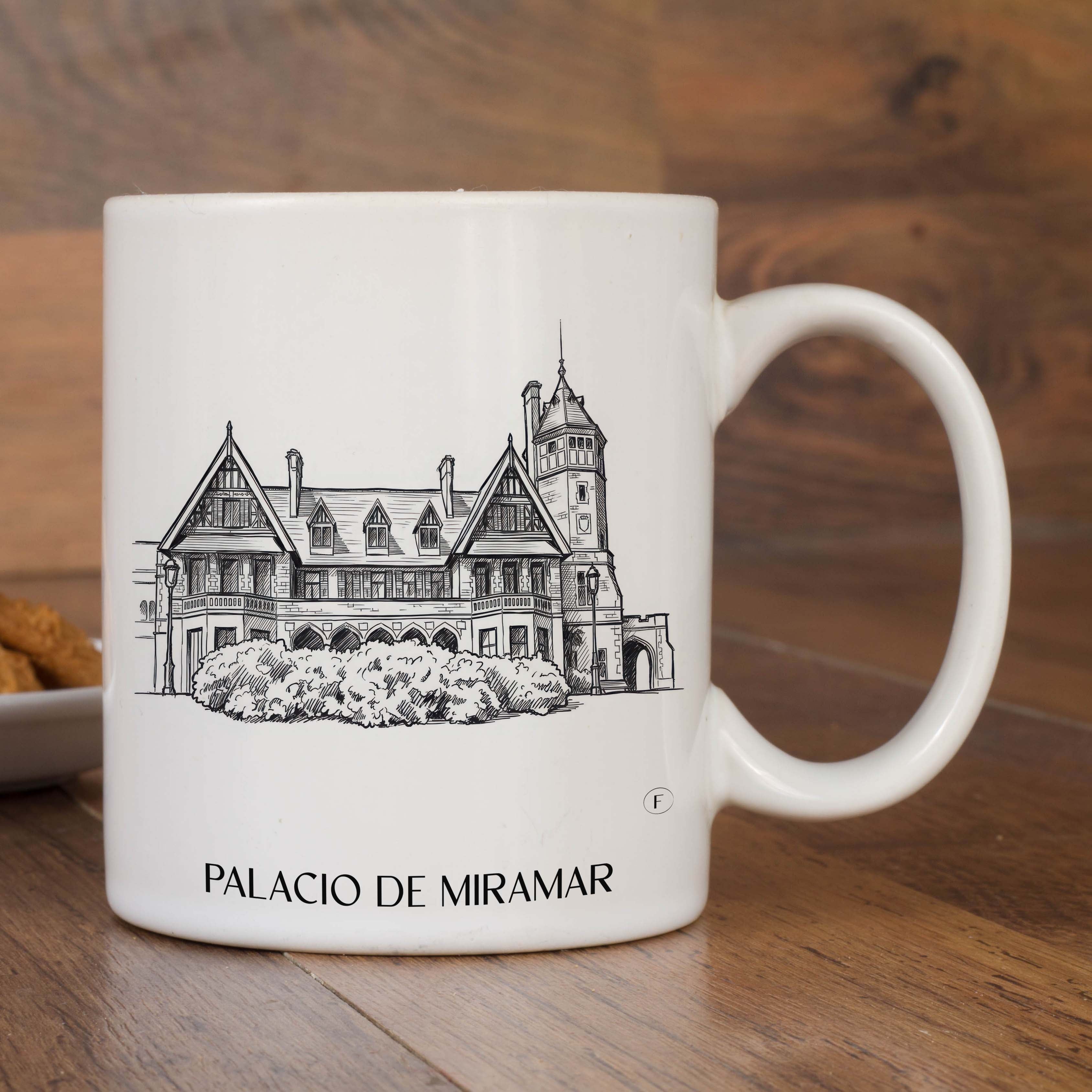 palacio-de-miramar-san-sebastián-spanien-kaffeebecher-skizze