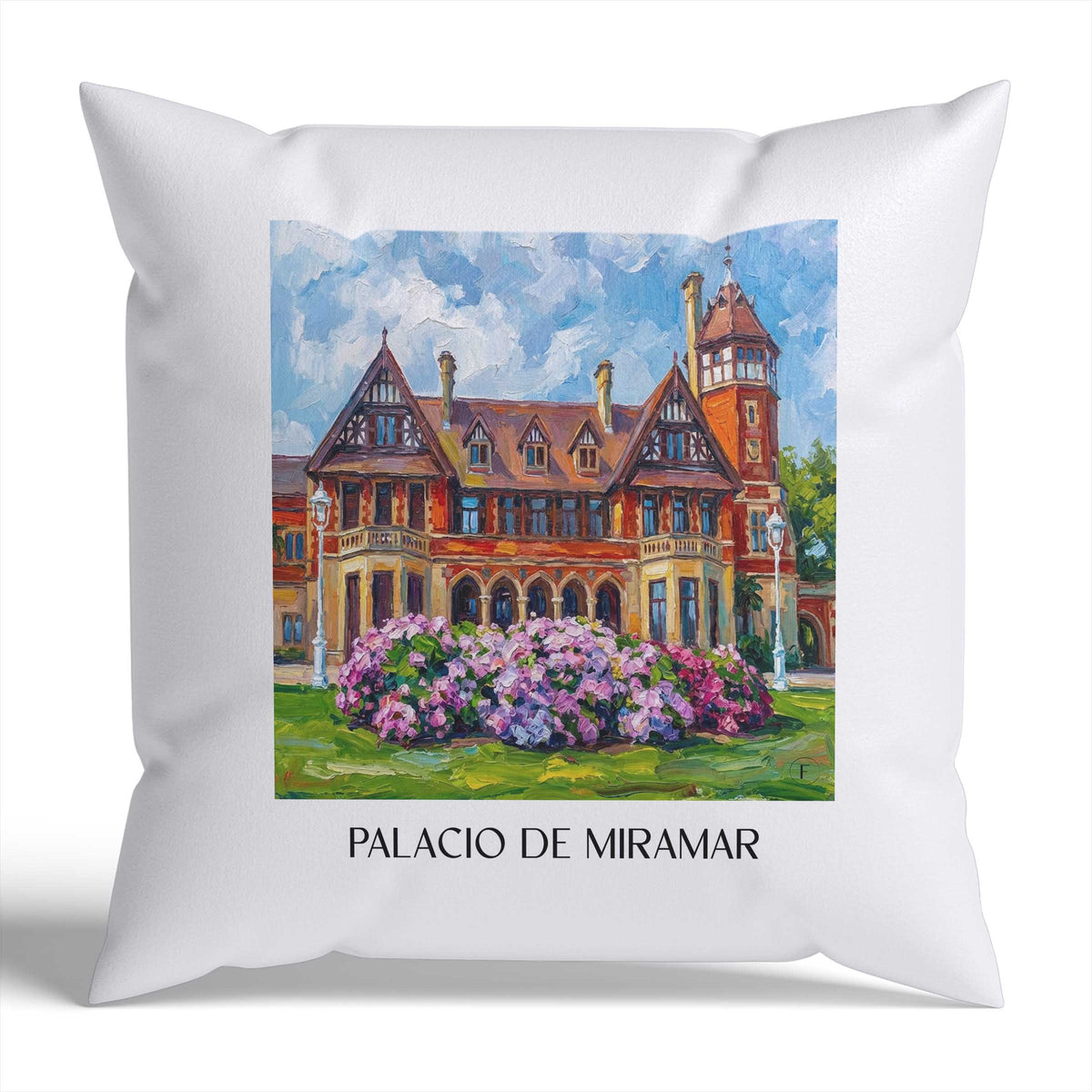 palacio-de-miramar-san-sebastián-spanien-kissenbezug-oil-painting-oelgemaelde