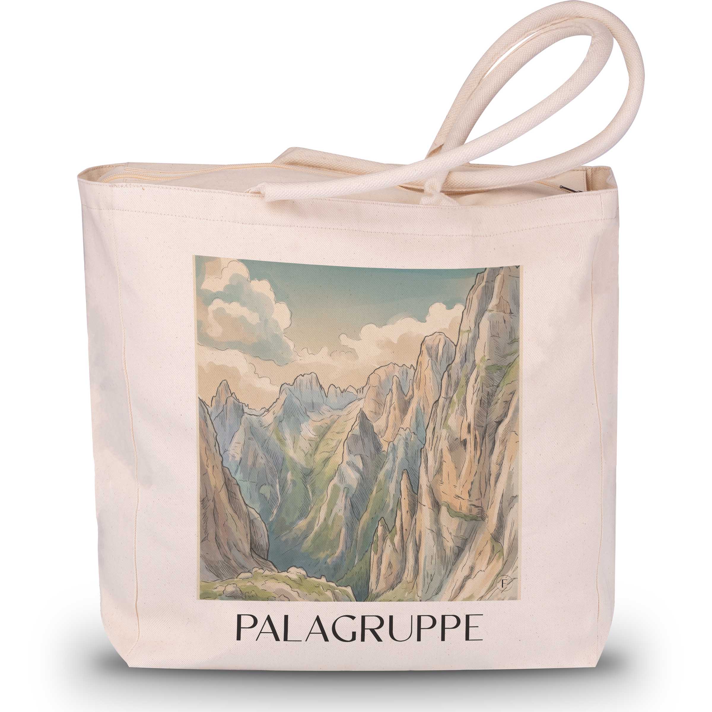 palagruppe-dolomiten-italien-einkaufstasche-aquarell
