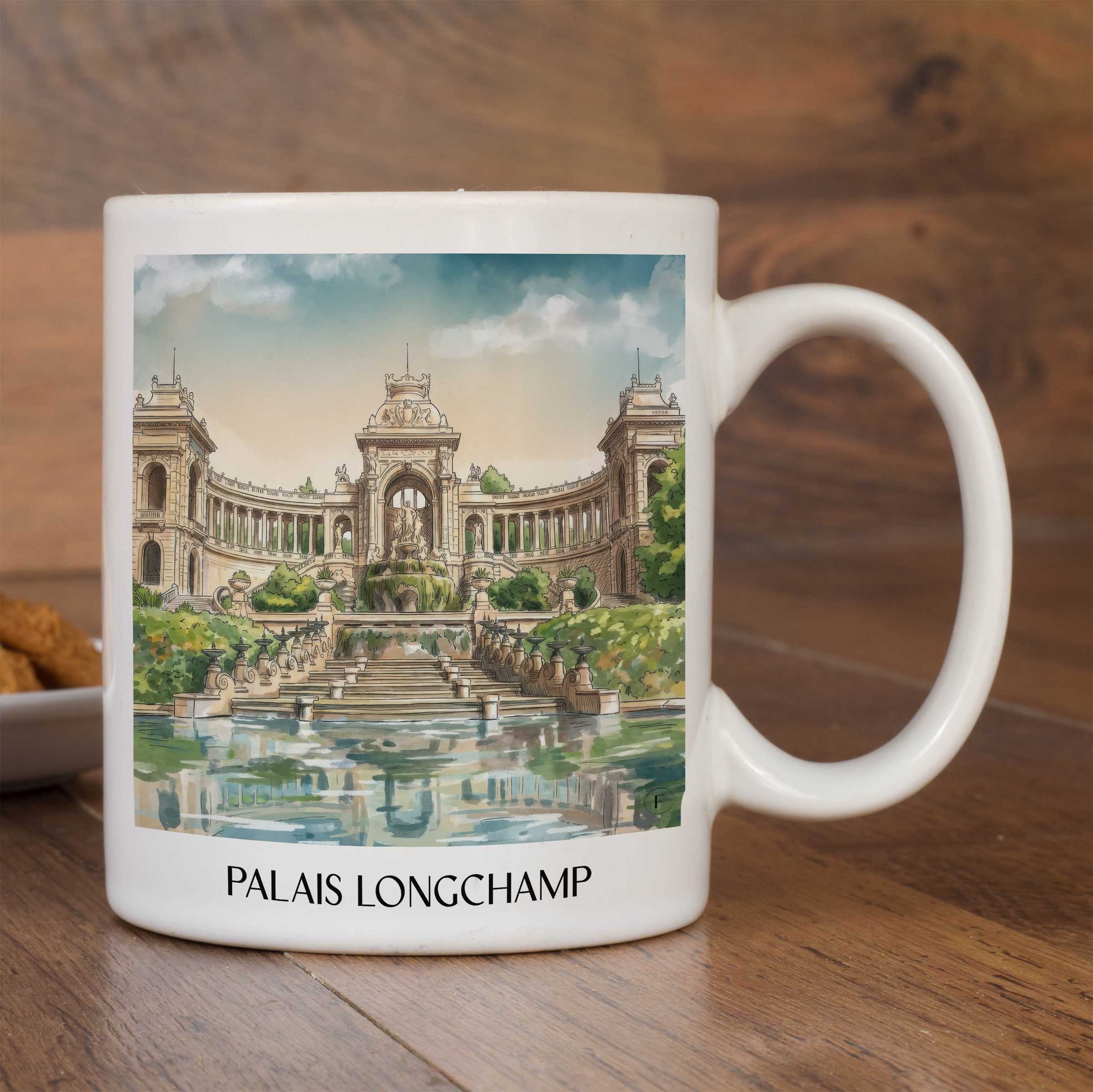 palais-longchamp-marseille-frankreich-kaffeebecher-aquarell