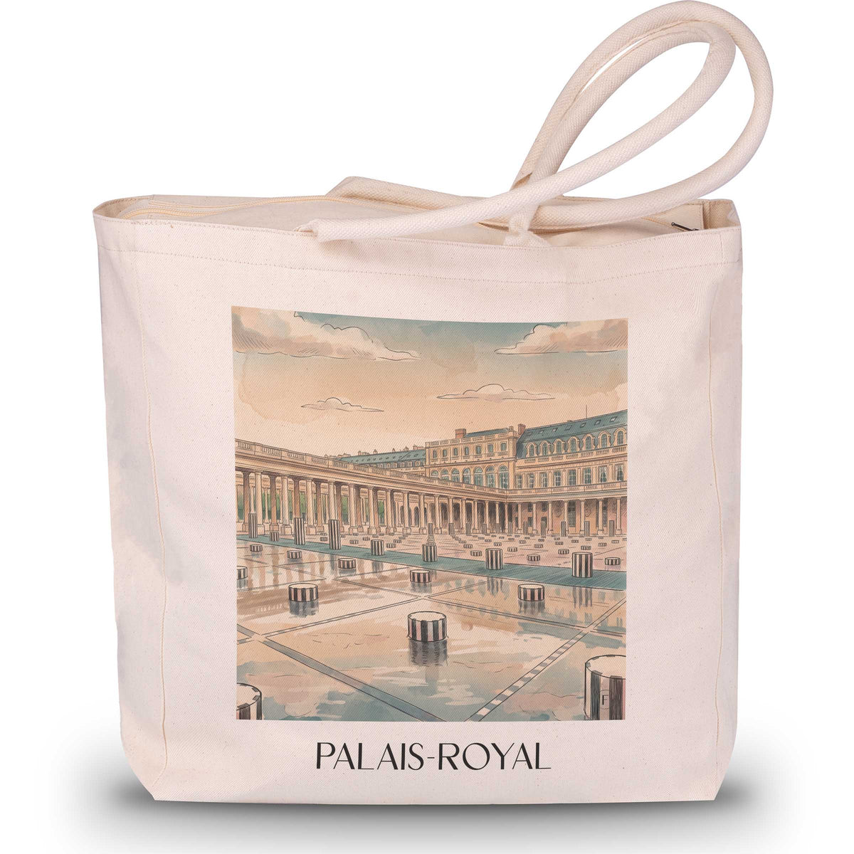 Palais-Royal Shopping Tasche - Paris - Frankreich Tote Bag - Einkaufstasche im Aquarell Stil