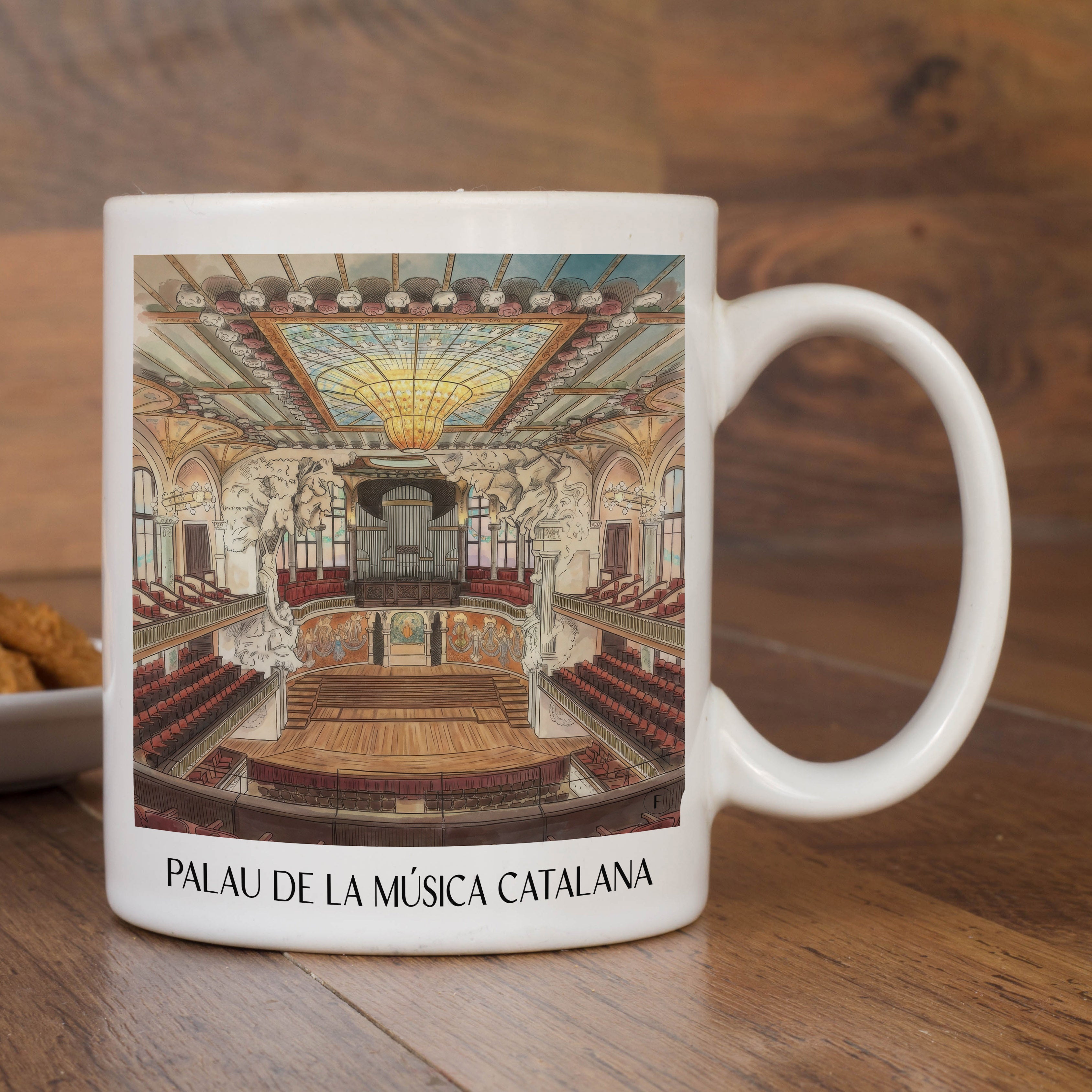 palau-de-la-música-catalana-barcelona-spanien-kaffeebecher-aquarell