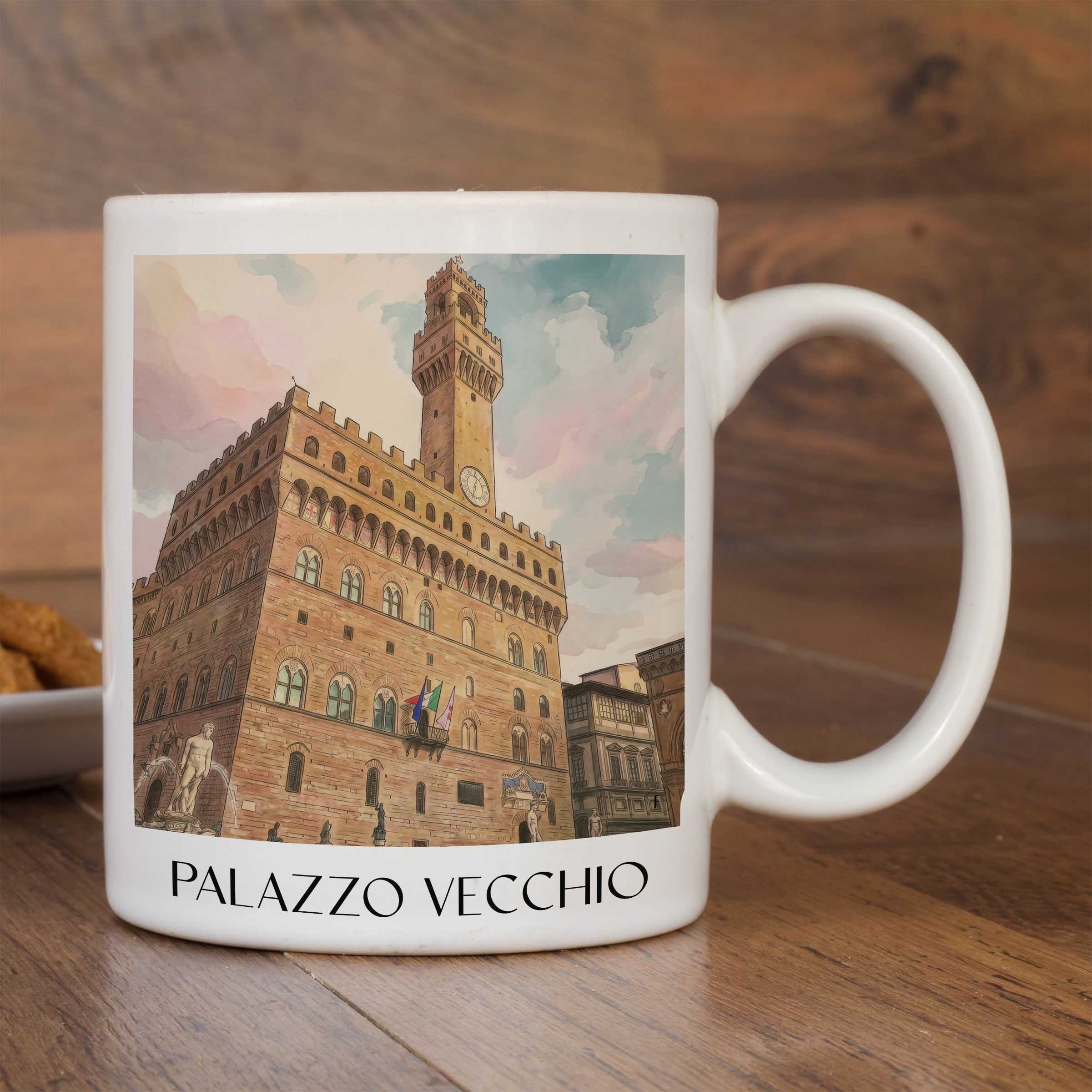 palazzo-vecchio-florenz-italien-kaffeebecher-aquarell