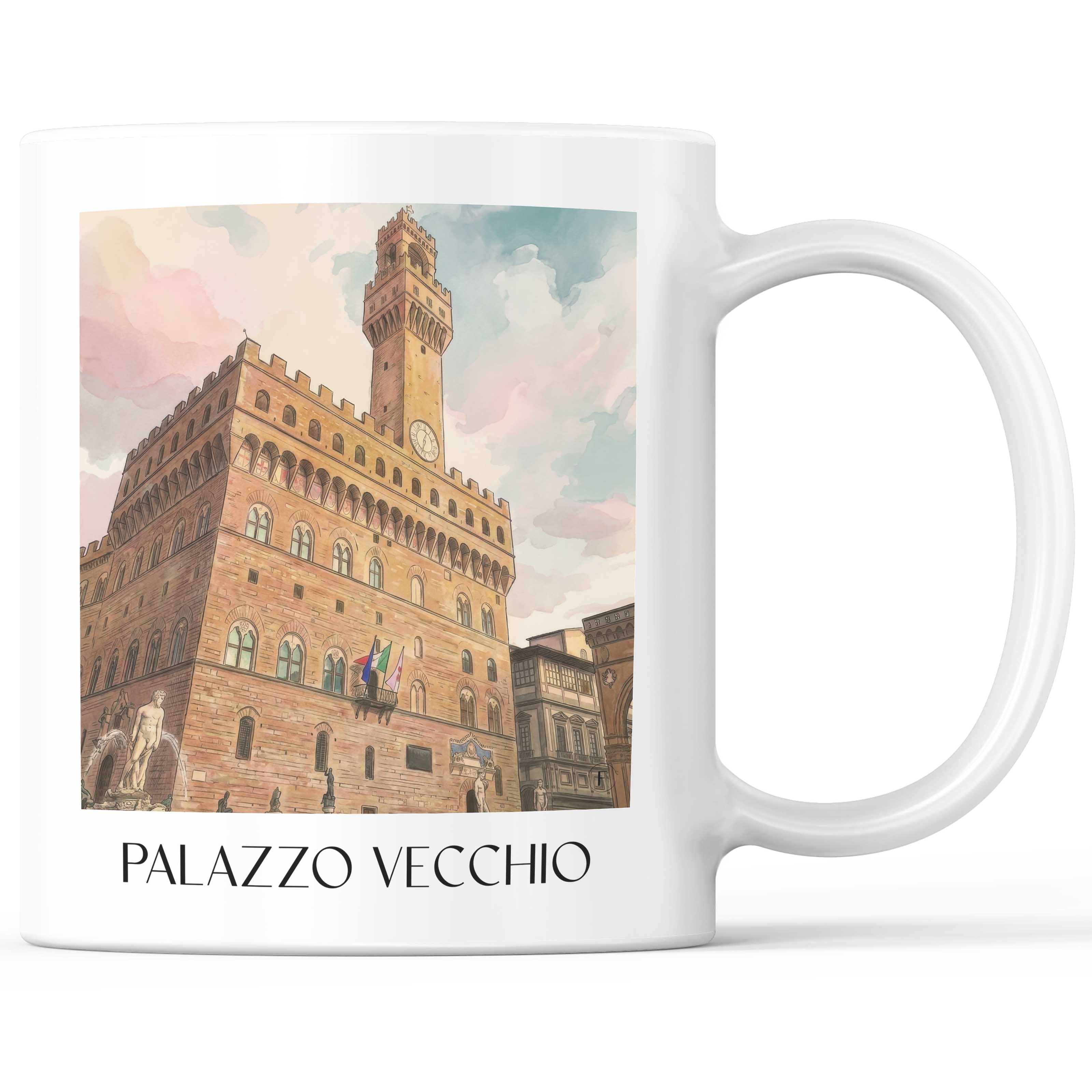 palazzo-vecchio-florenz-italien-kaffeebecher-aquarell