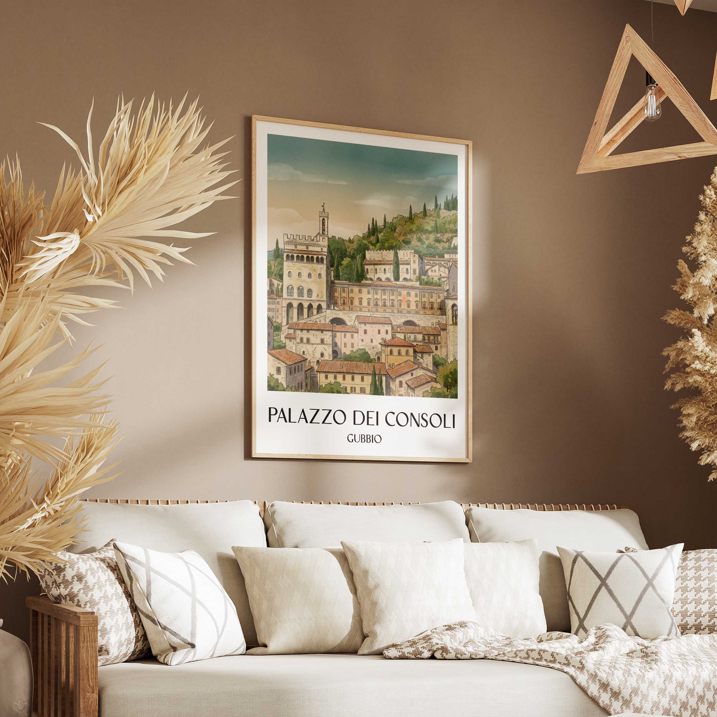 palazzo-dei-consoli-gubbio-italien-poster-aquarell