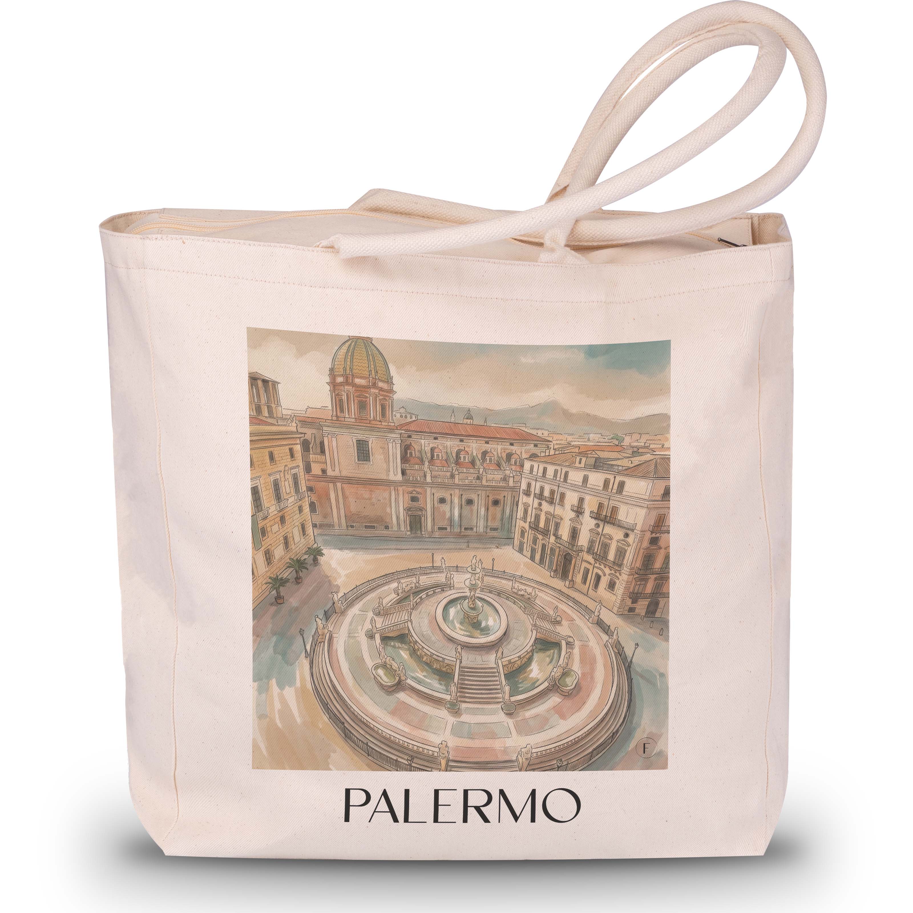 palermo-italien-einkaufstasche-aquarell