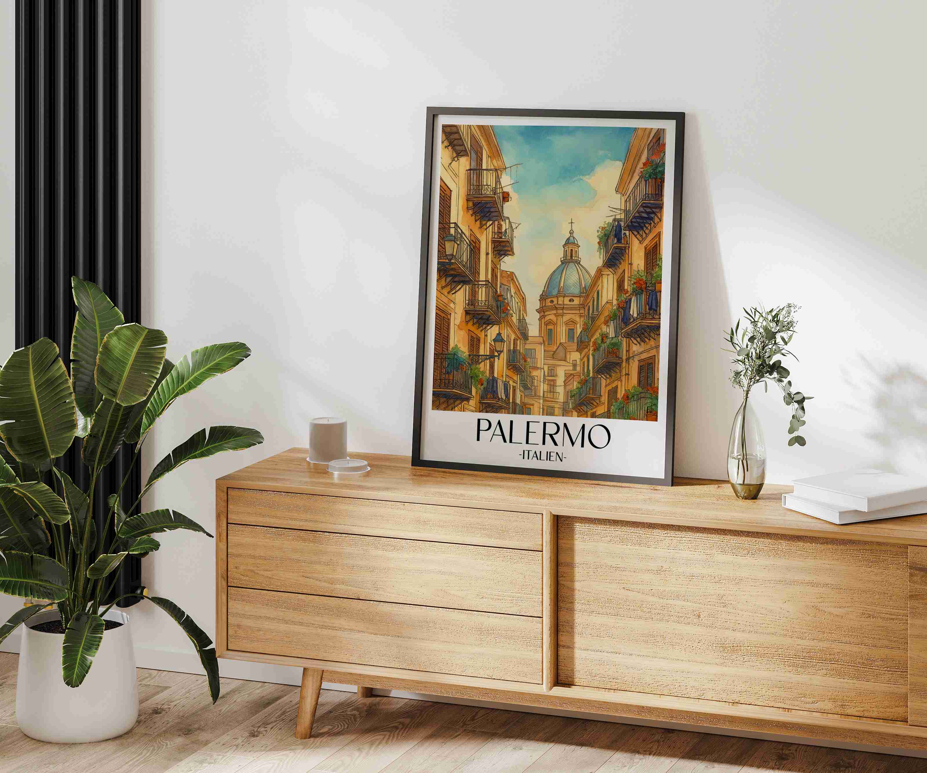 palermo-italien-poster-aquarell