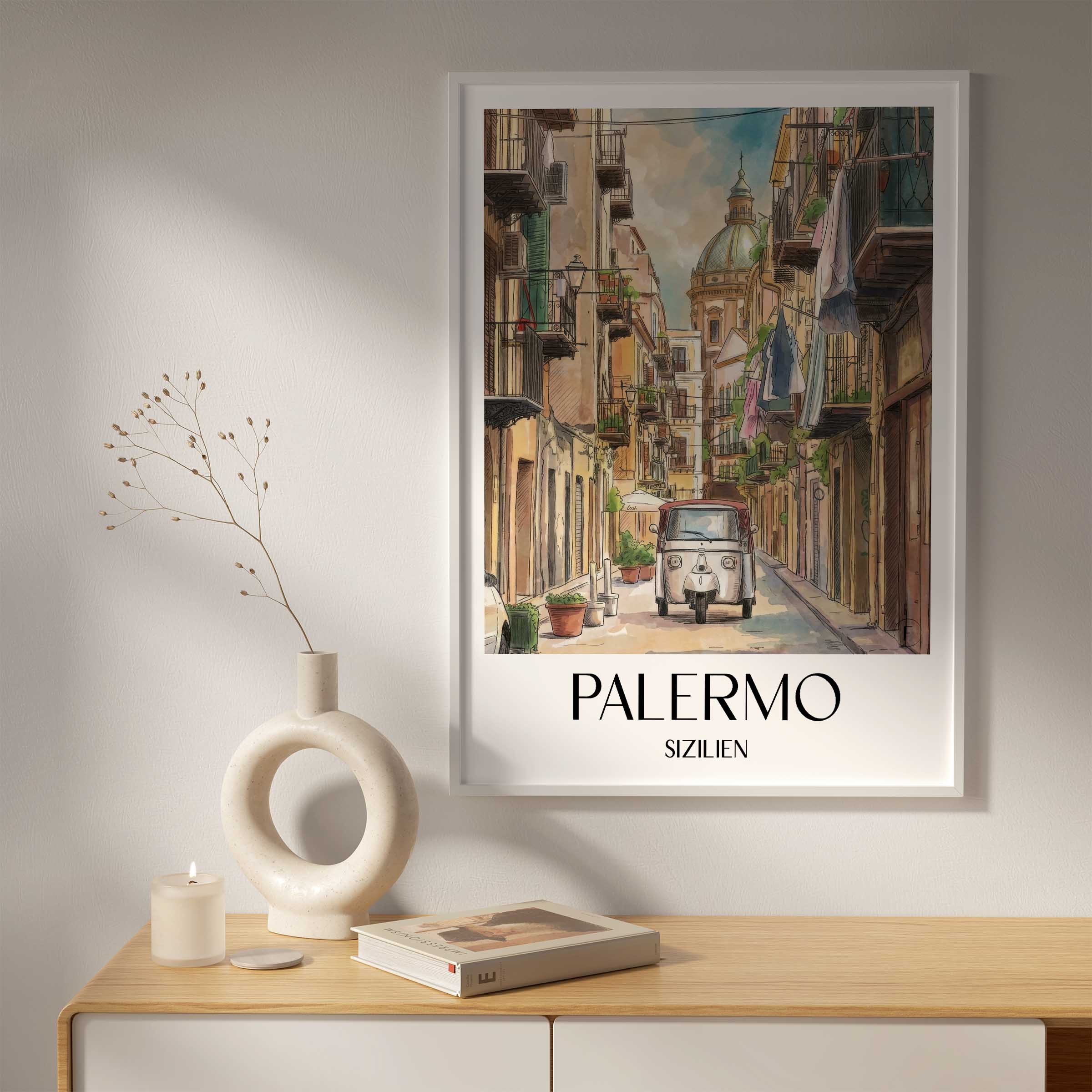 palermo-sizilien-italien-poster-aquarell