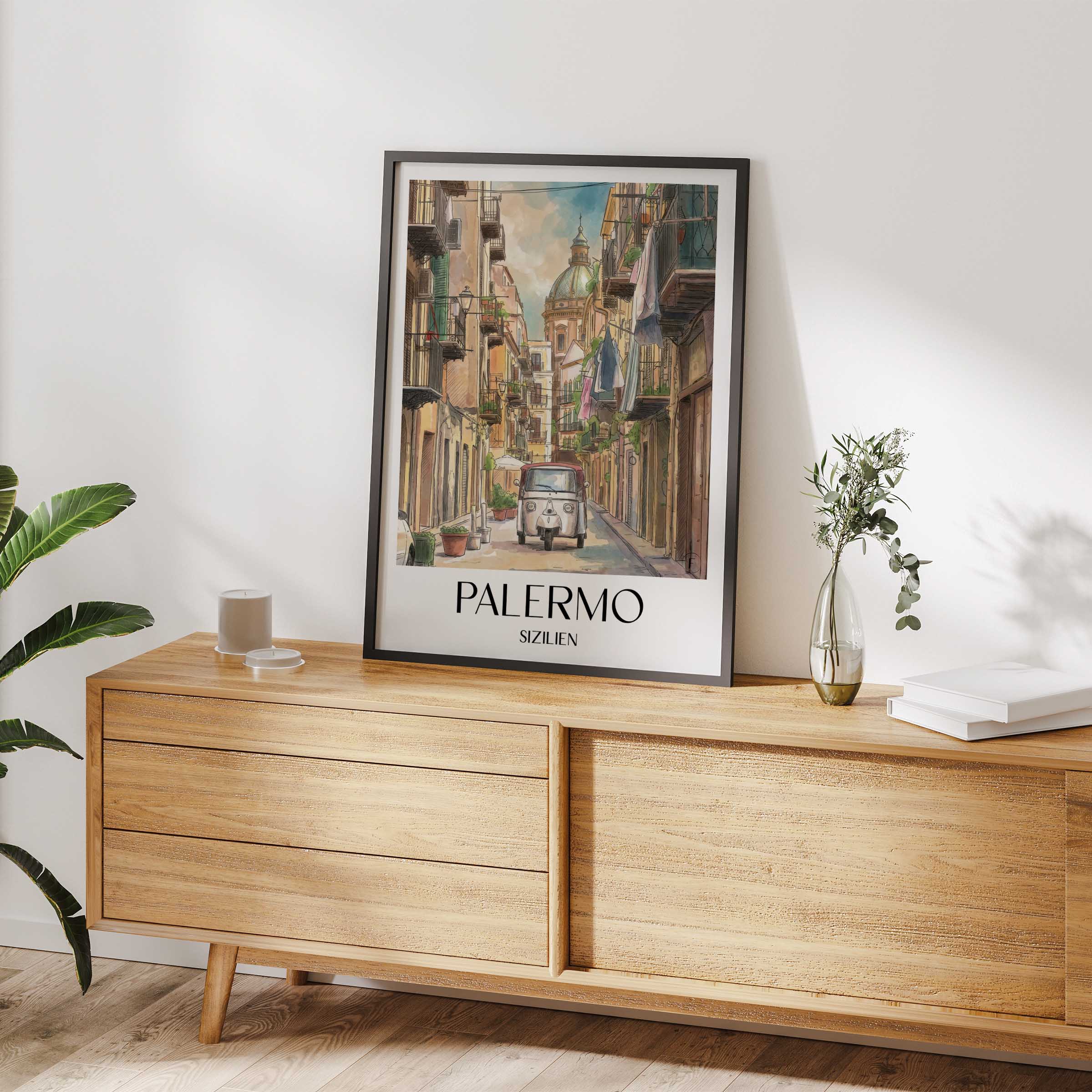 palermo-sizilien-italien-poster-aquarell