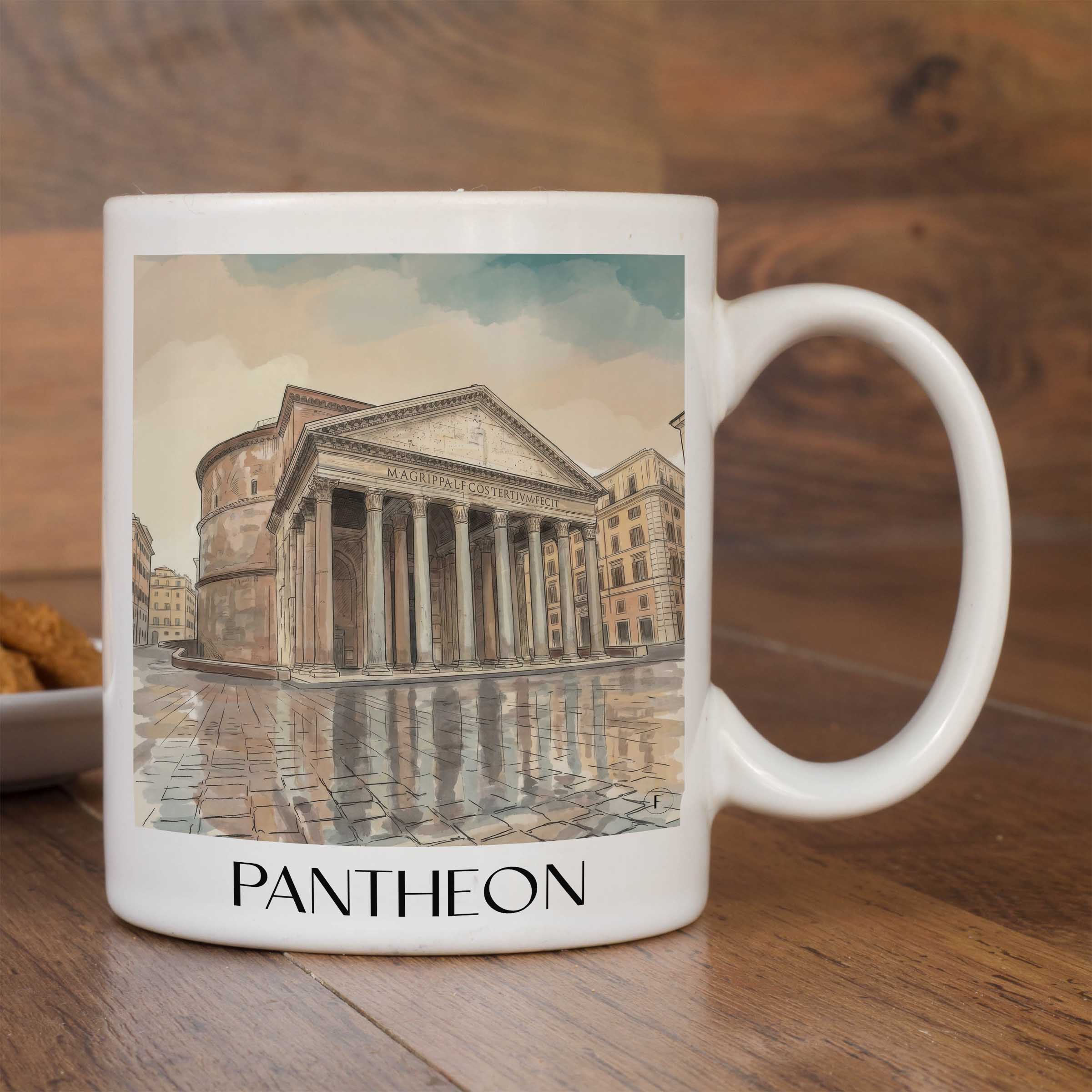 pantheon-rom-italien-kaffeebecher-aquarell