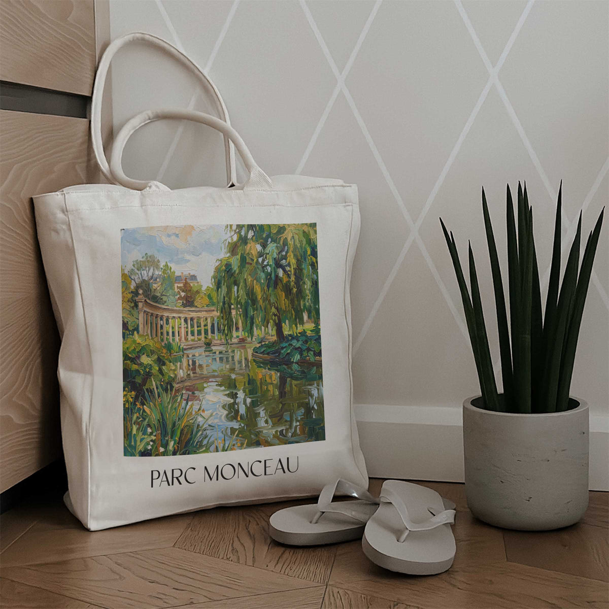 parc-monceau-paris-frankreich-einkaufstasche-oil-painting-oelgemaelde