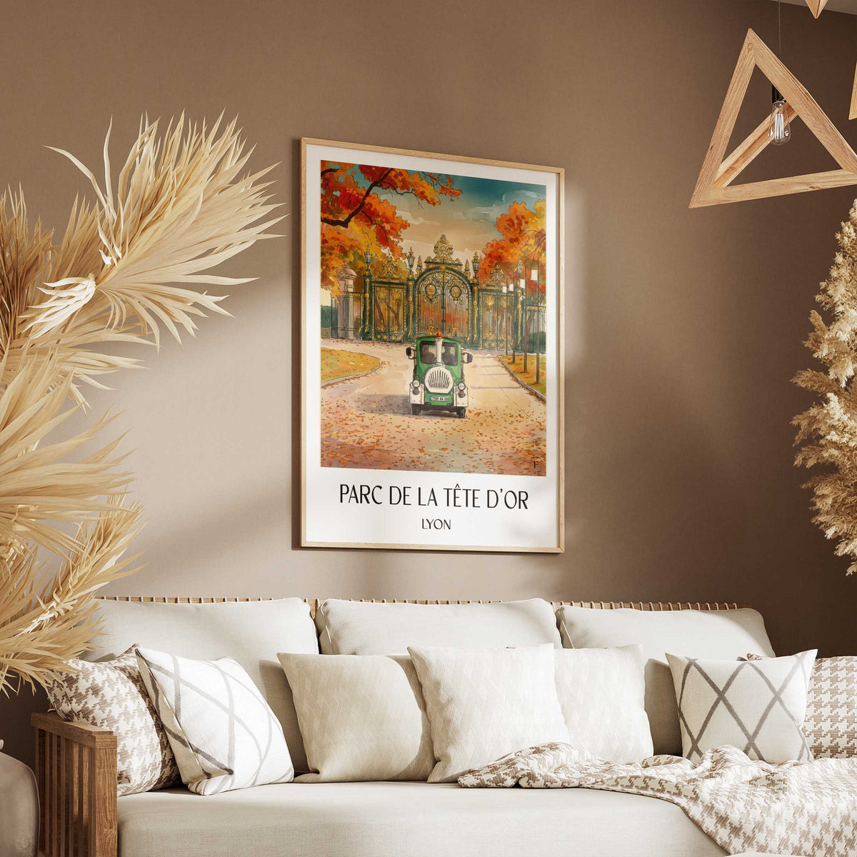 parc-de-la-tête-d'or-lyon-frankreich-poster-aquarell