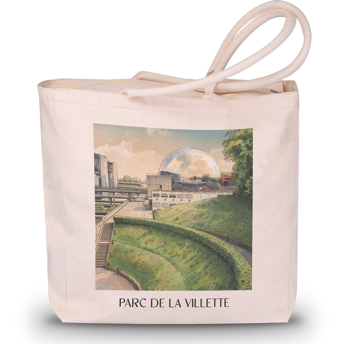 parc-de-la-villette-paris-frankreich-einkaufstasche-aquarell