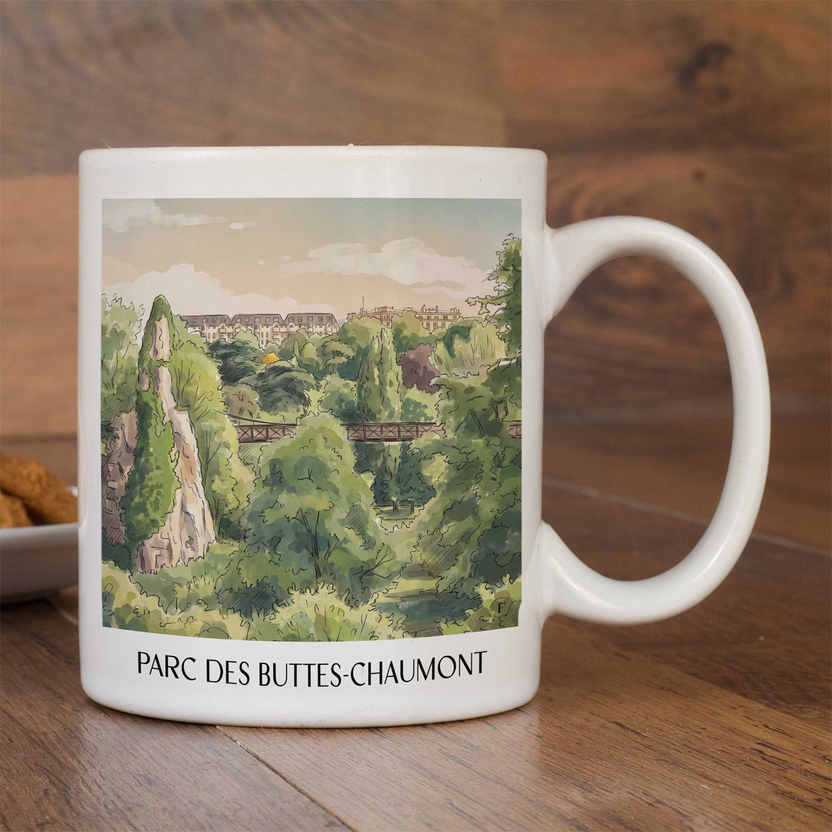 parc-des-buttes-chaumont-paris-frankreich-kaffeebecher-aquarell