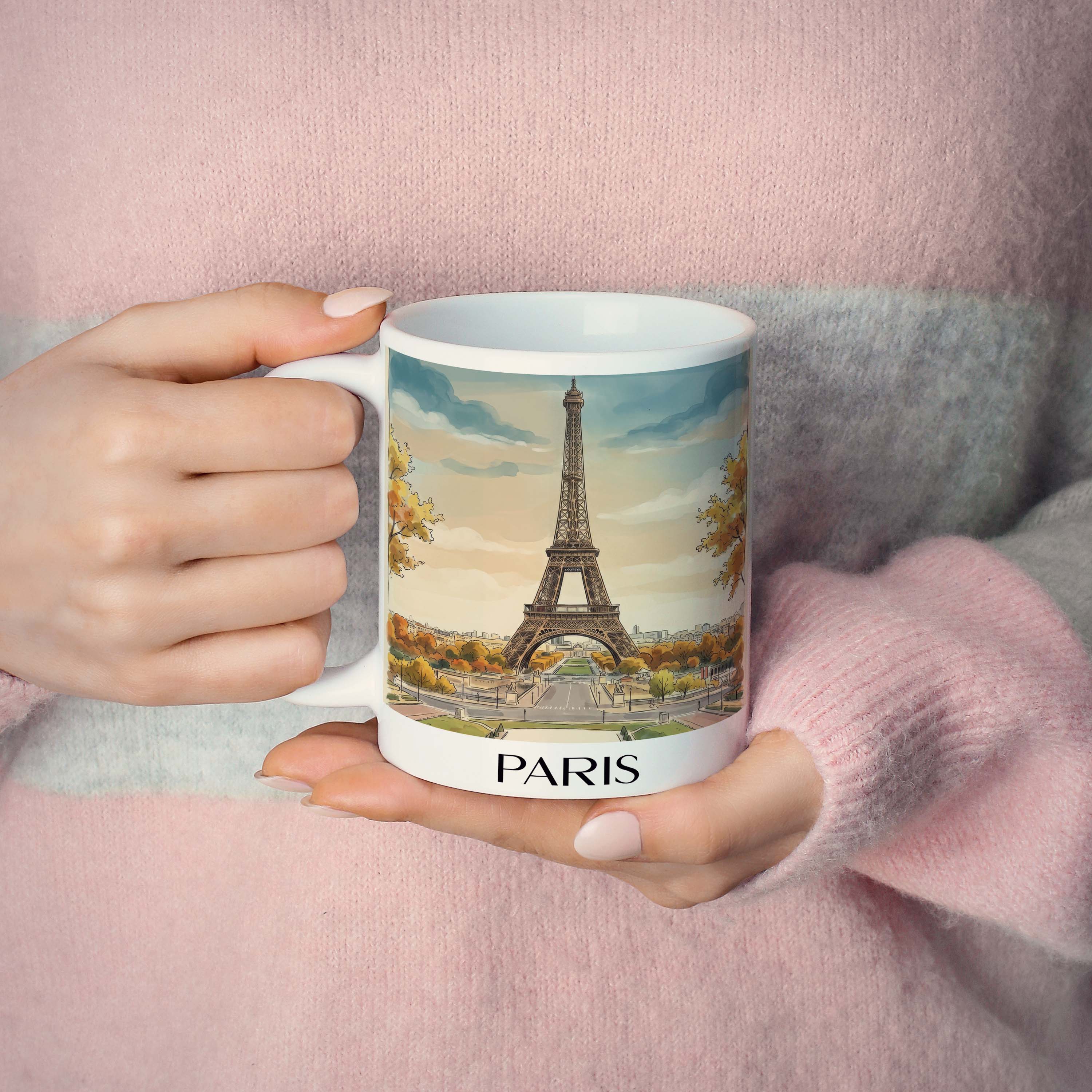 paris-frankreich-kaffeebecher-aquarell