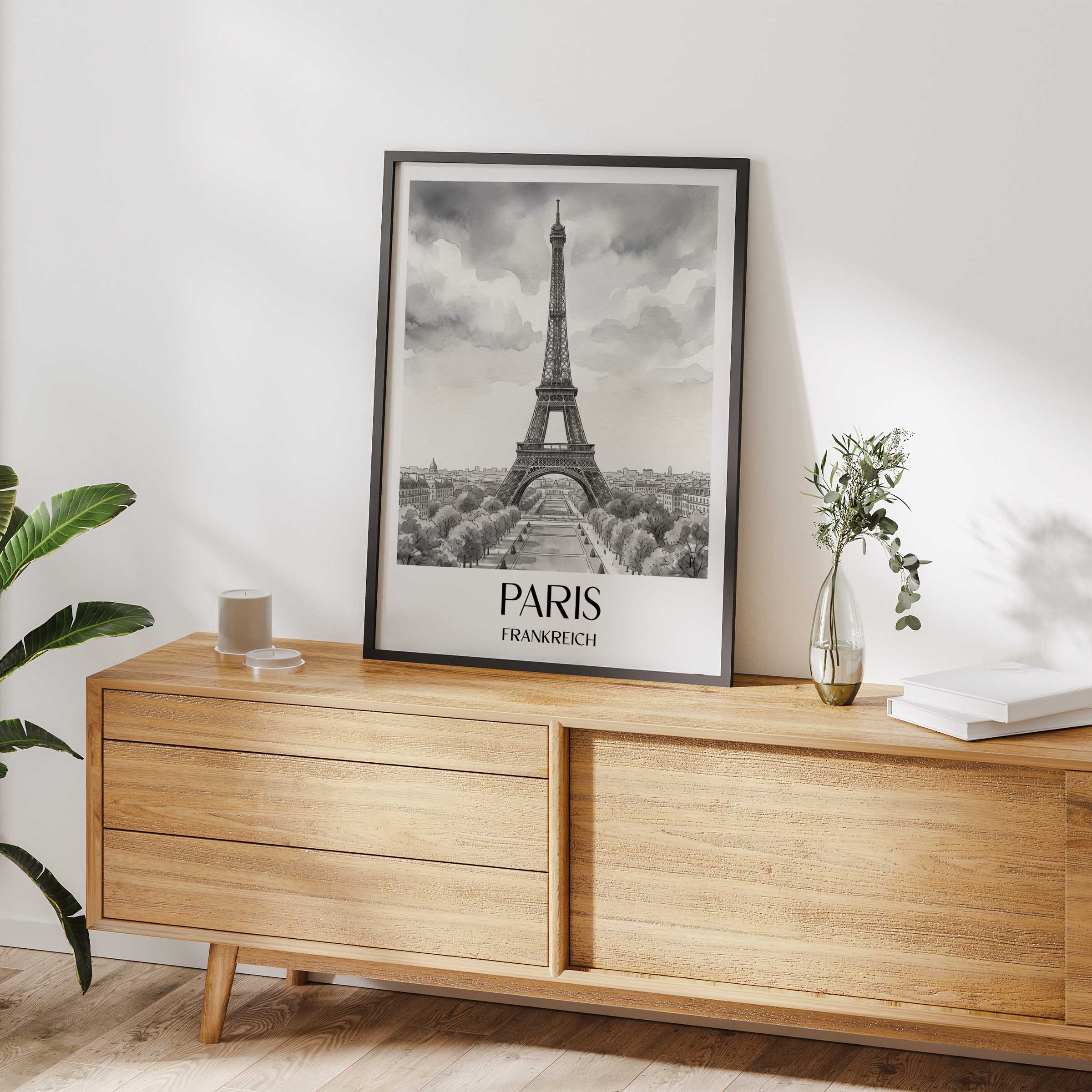 paris-frankreich-poster-aquarell-schwarz-weiss