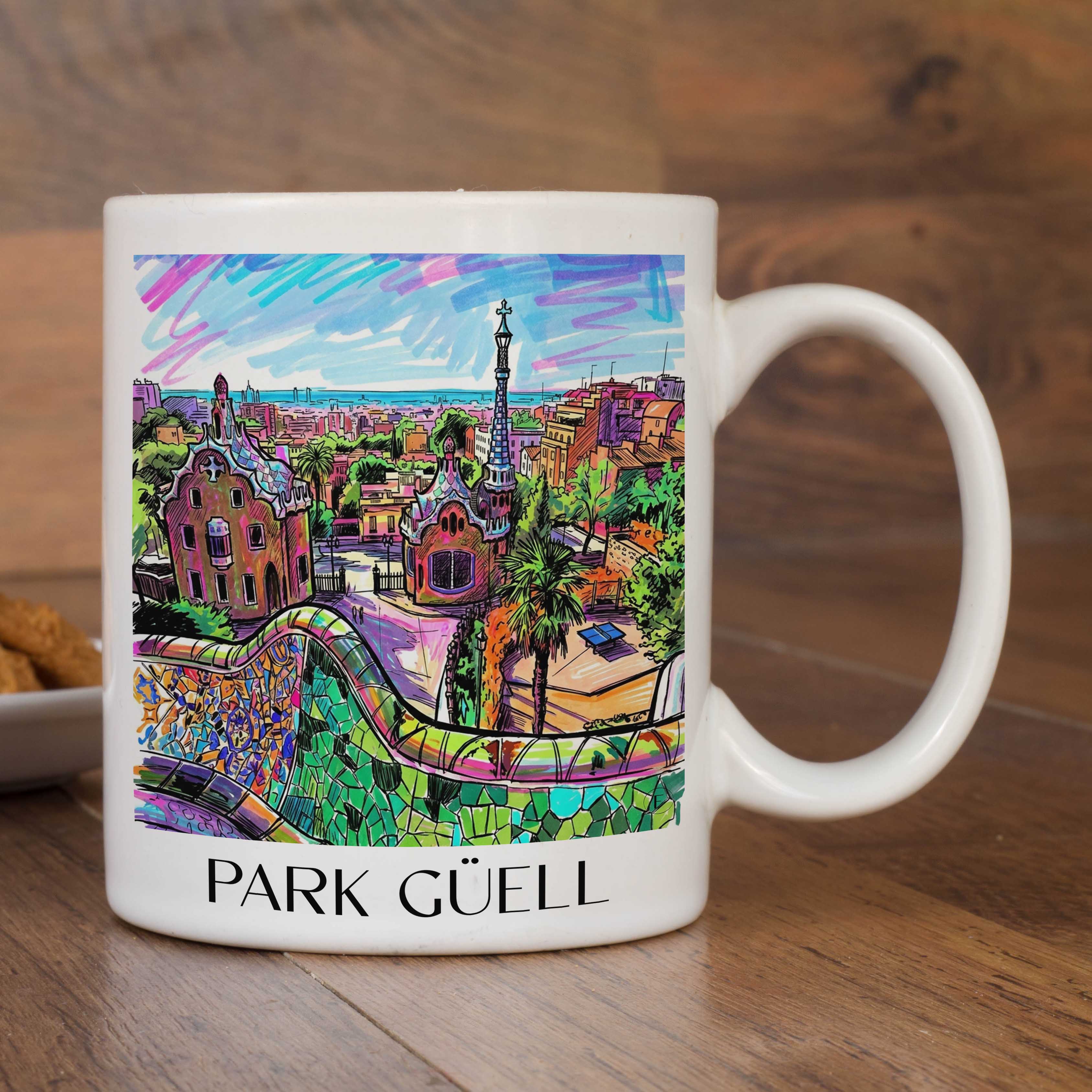 park-güell-barcelona-spanien-kaffeebecher-graffiti