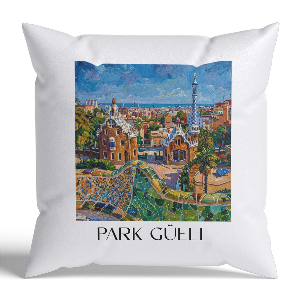 park-güell-barcelona-spanien-kissenbezug-oil-painting-oelgemaelde