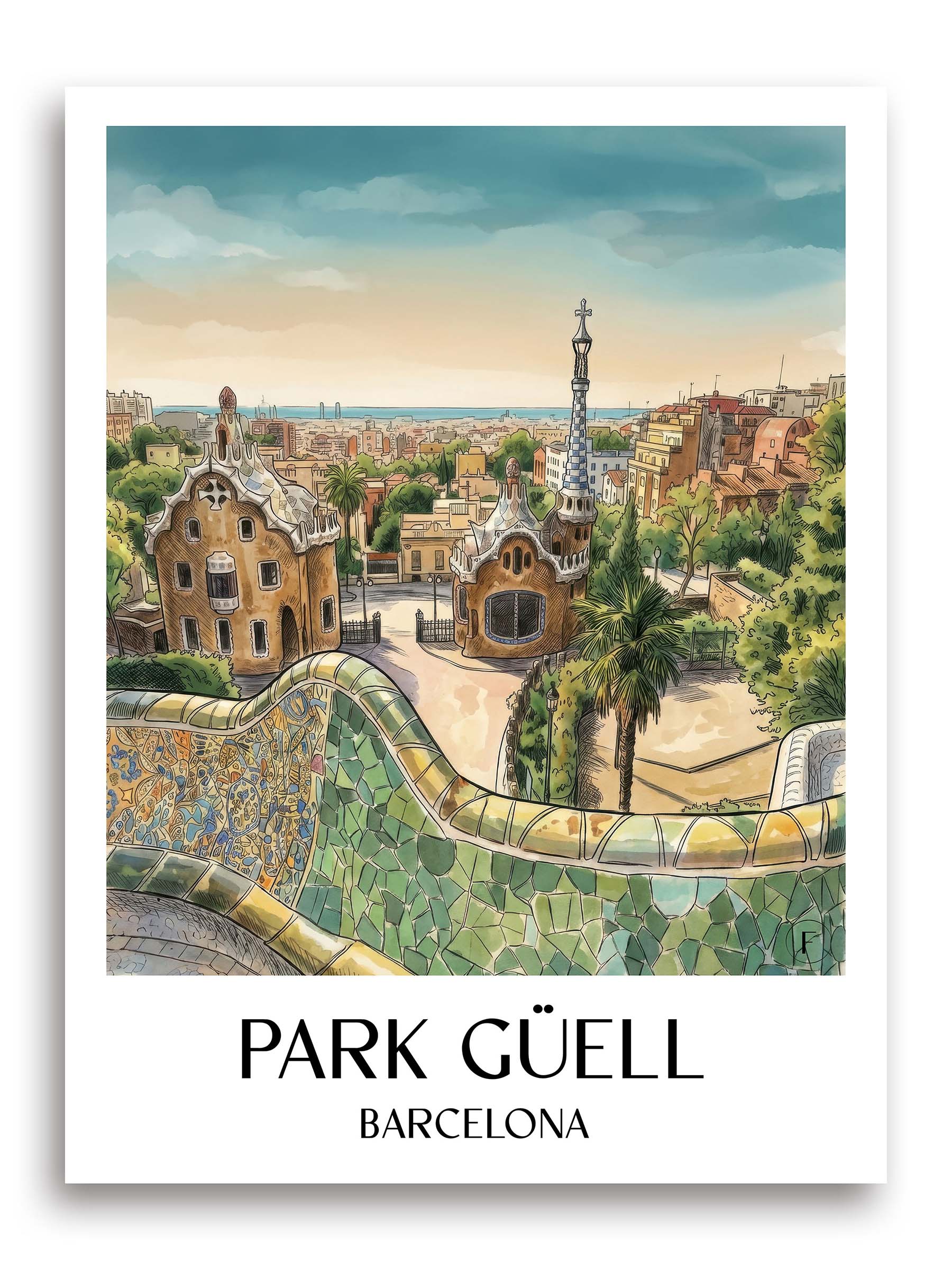 park-güell-barcelona-spanien-poster-aquarell