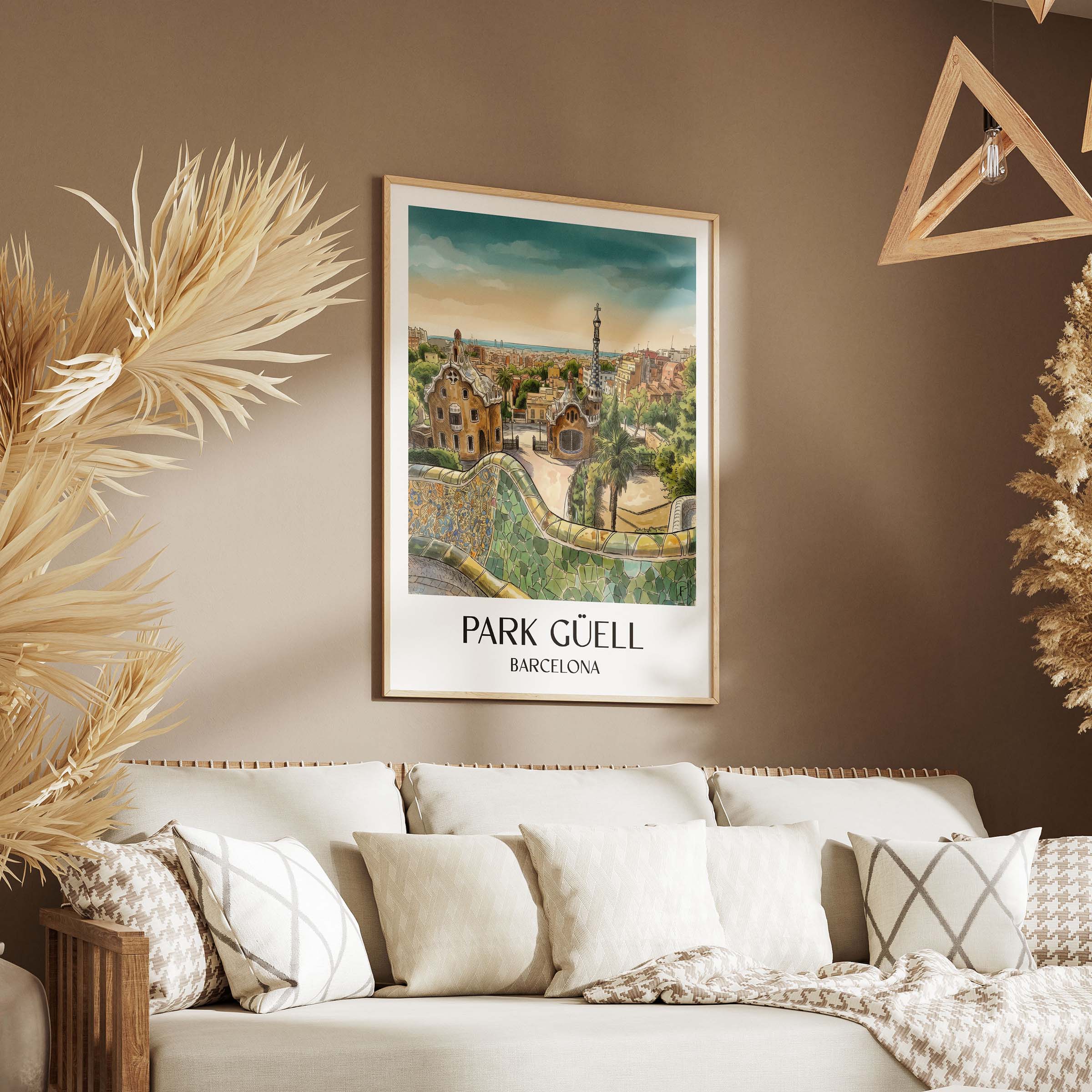 park-güell-barcelona-spanien-poster-aquarell