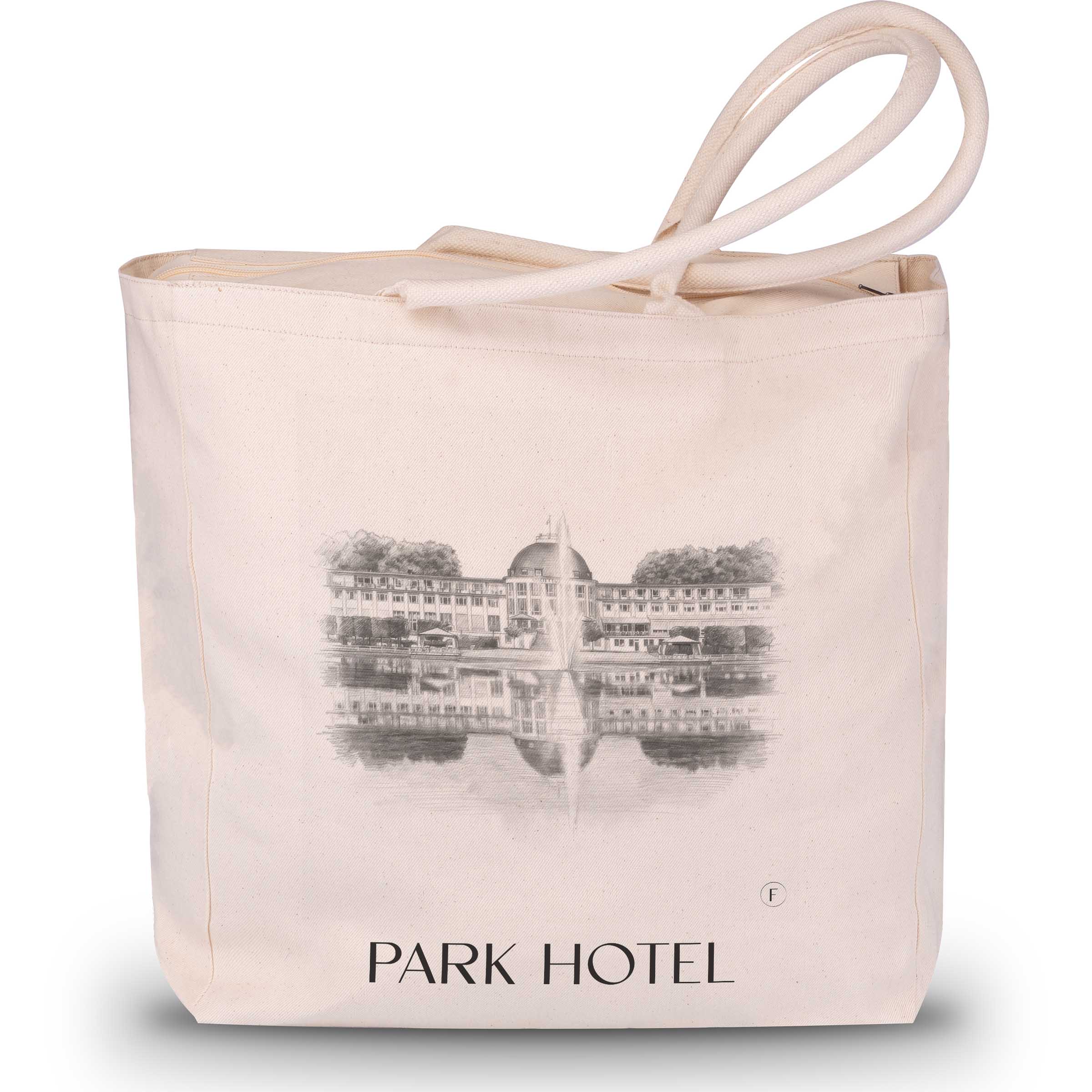 Parkhotel Shopping Tasche - Bremen - Deutschland Tote Bag - Einkaufstasche im Zeichnung Stil