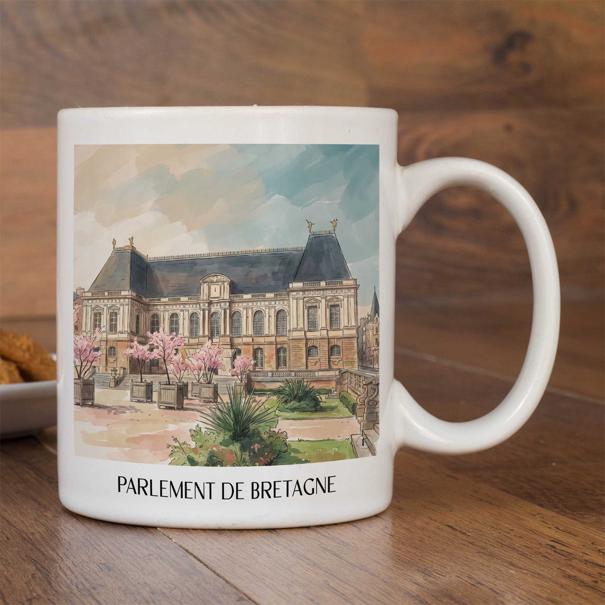 parlement-de-bretagne-rennes-frankreich-kaffeebecher-aquarell