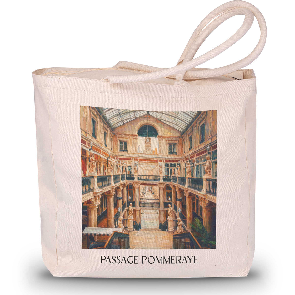 passage-pommeraye-nantes-frankreich-einkaufstasche-oil-painting-oelgemaelde