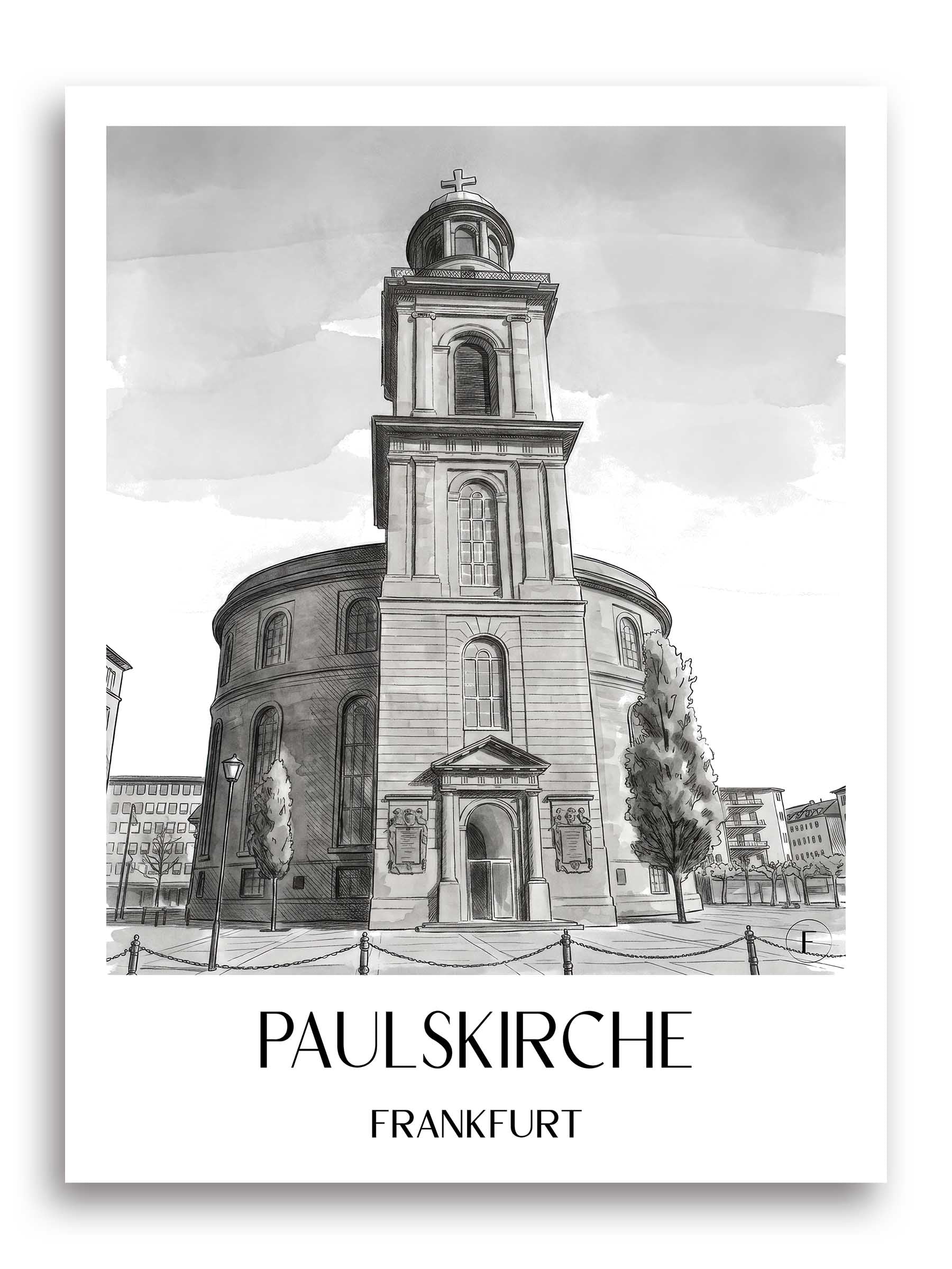 paulskirche-frankfurt-deutschland-poster-aquarell-schwarz-weiss