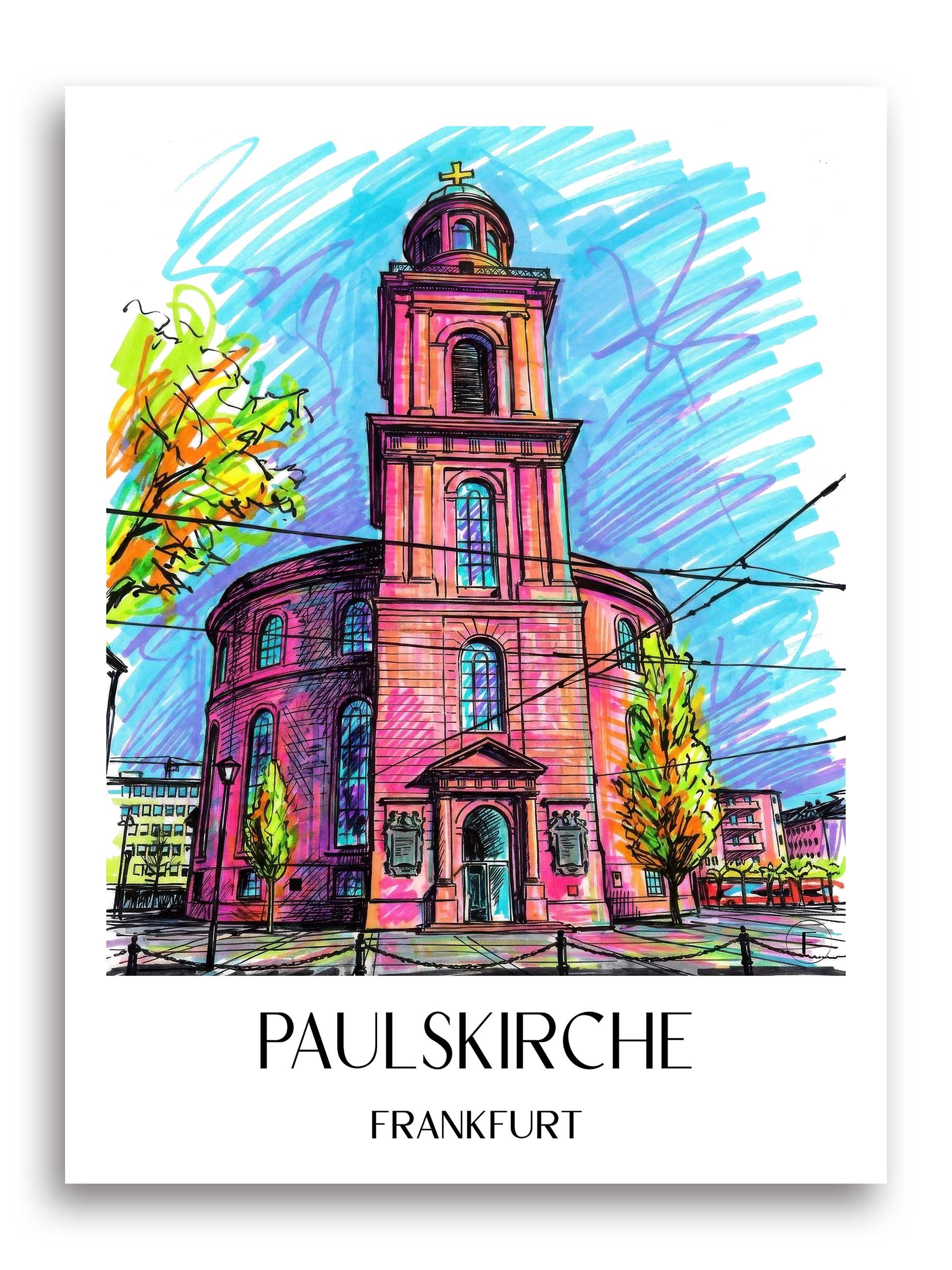 paulskirche-frankfurt-deutschland-poster-graffiti