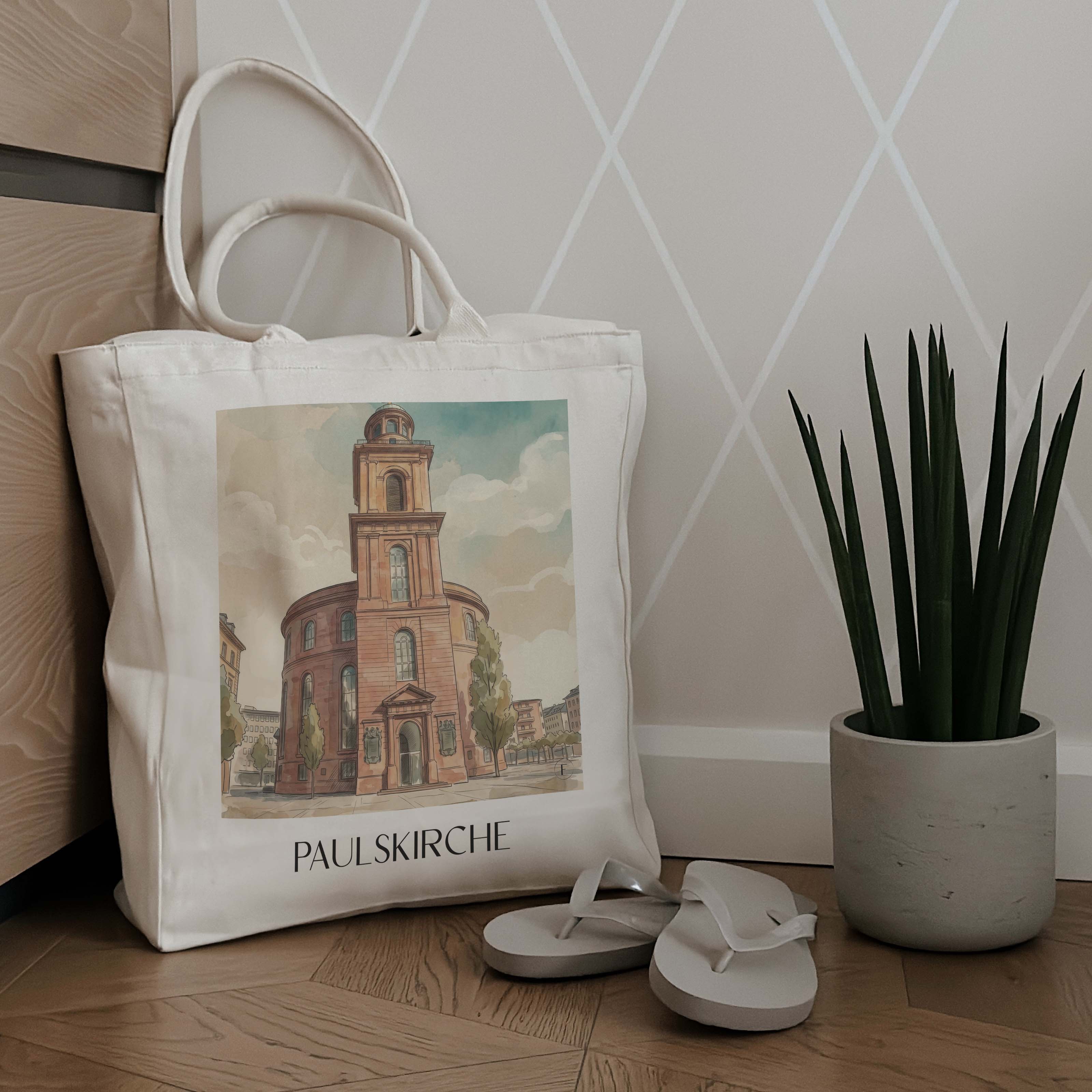 paulskirche-frankfurt-deutschland-einkaufstasche-aquarell