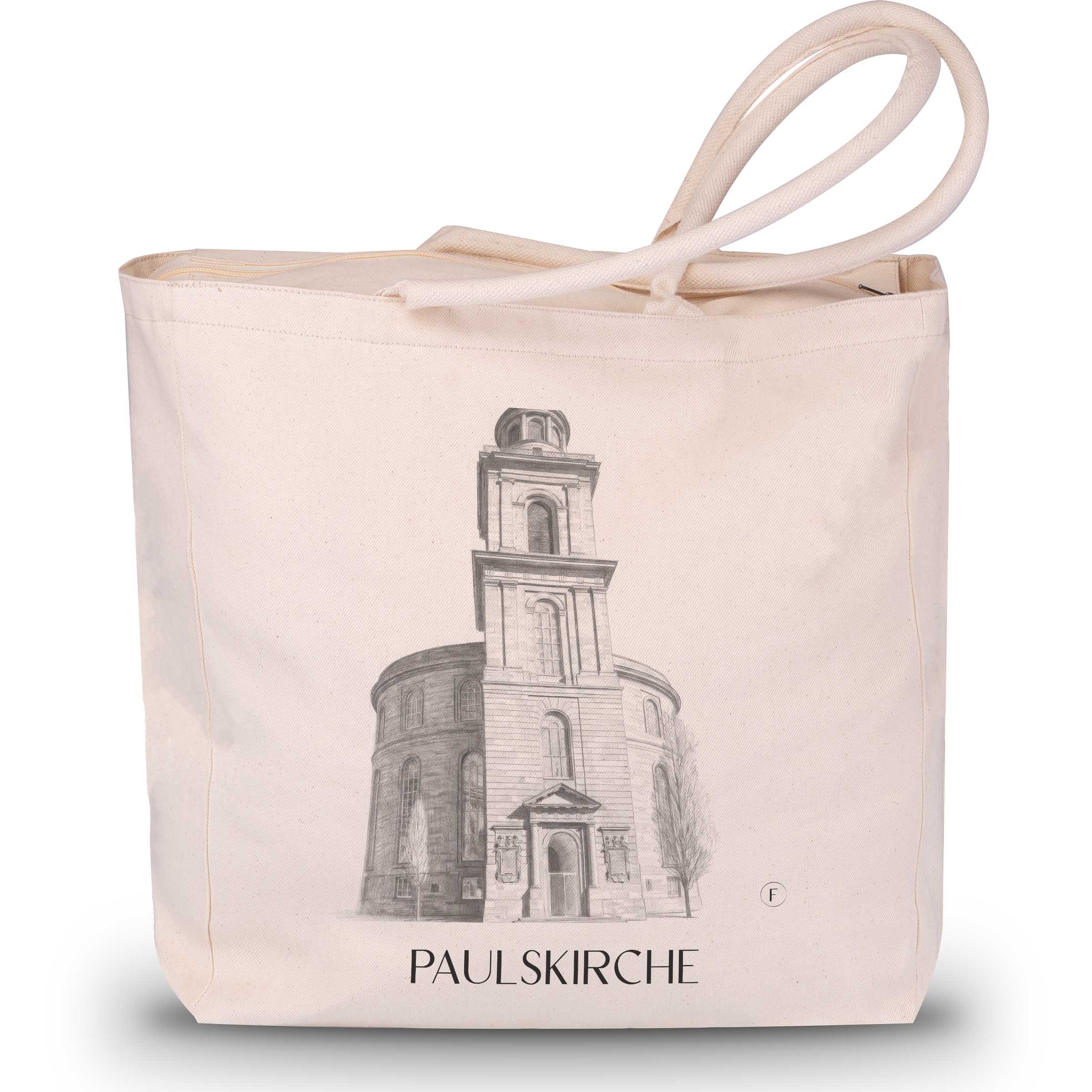 paulskirche-frankfurt-deutschland-einkaufstasche-bleistift-zeichnung-drawing