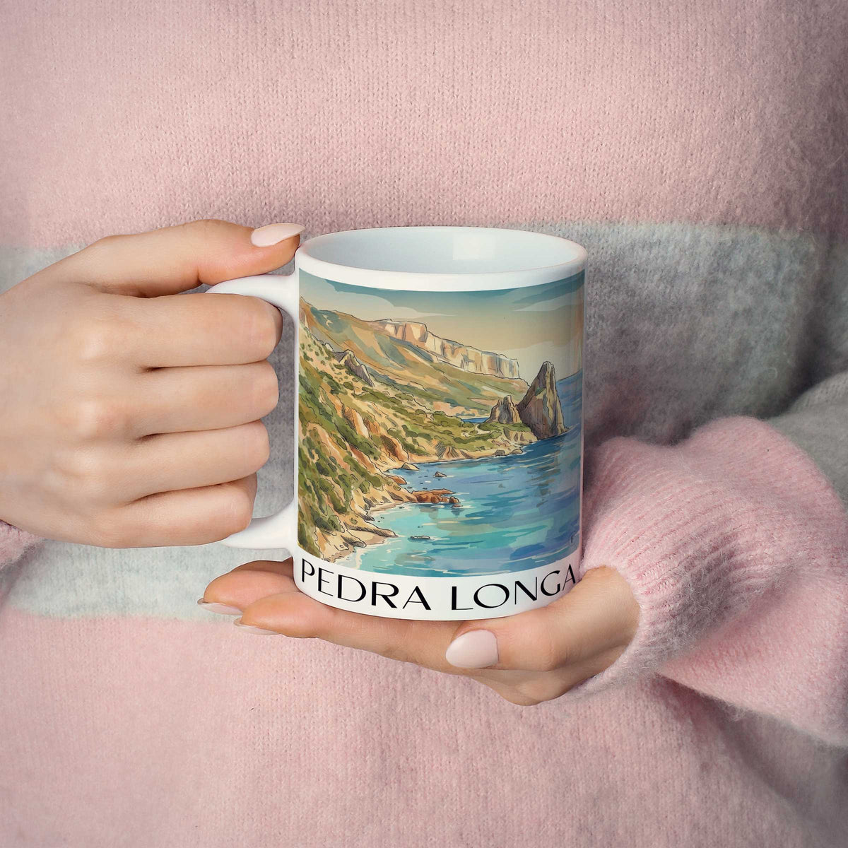 pedra-longa-sardinien-italien-kaffeebecher-aquarell