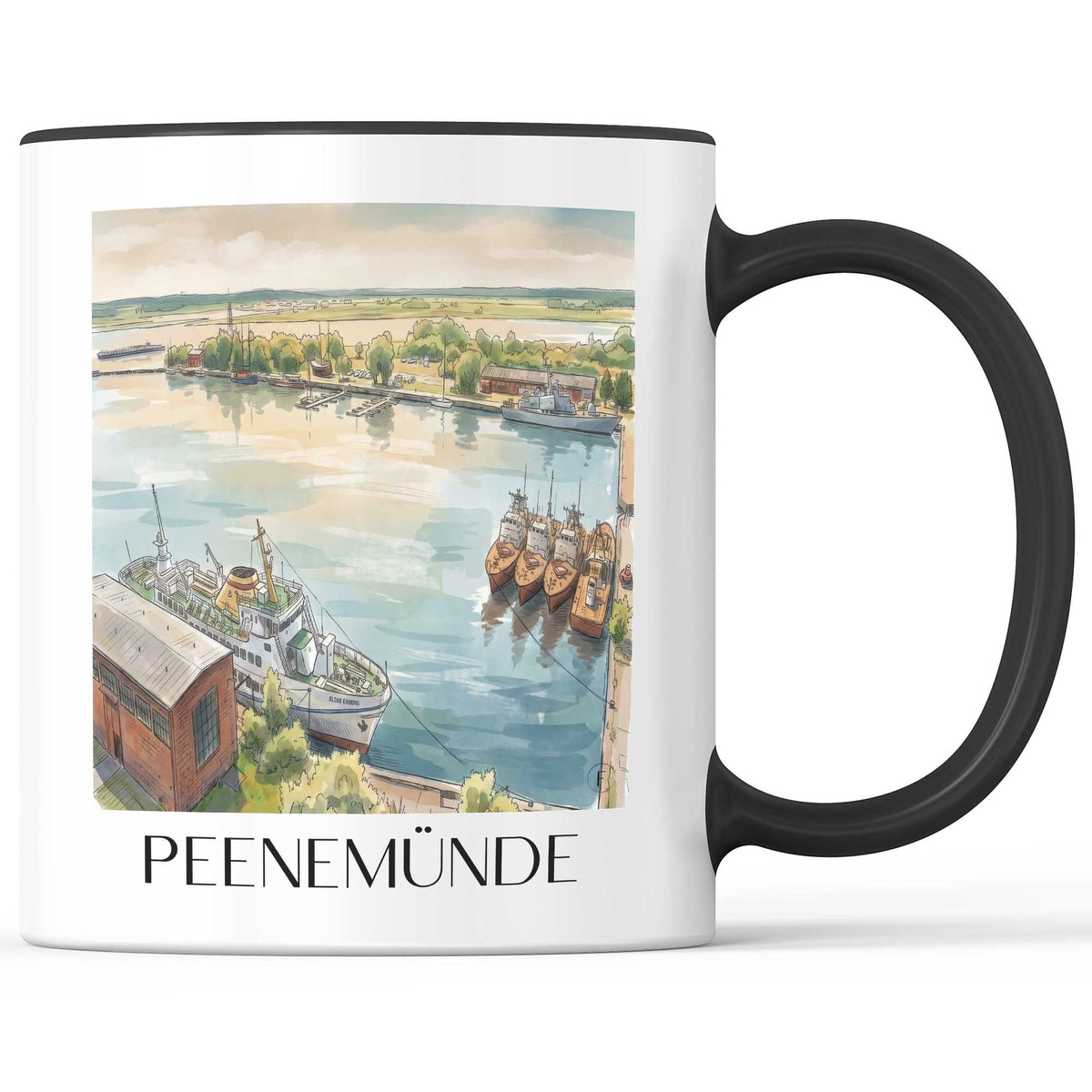 peenemünde-usedom-deutschland-kaffeebecher-aquarell