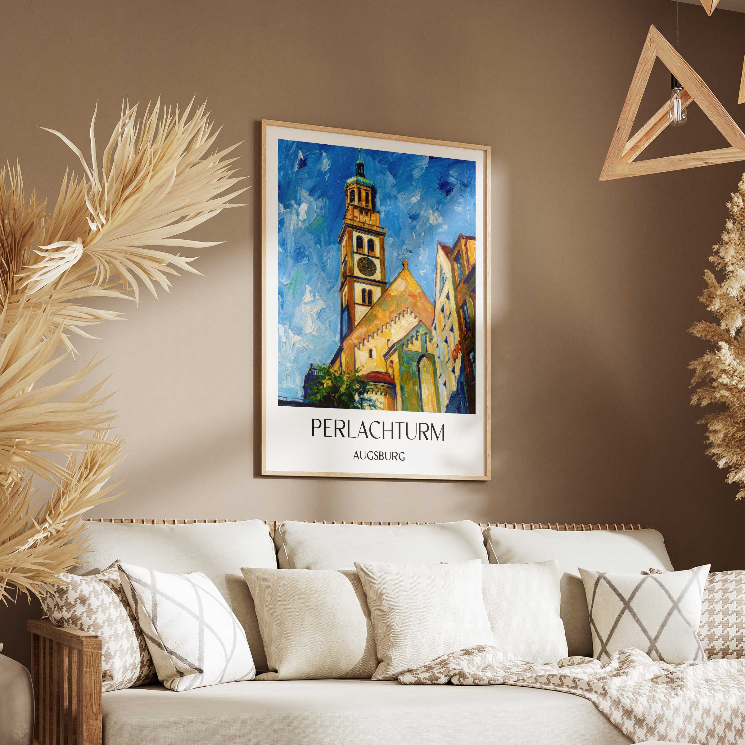 perlachturm-augsburg-deutschland-poster-oil-painting-oelgemaelde