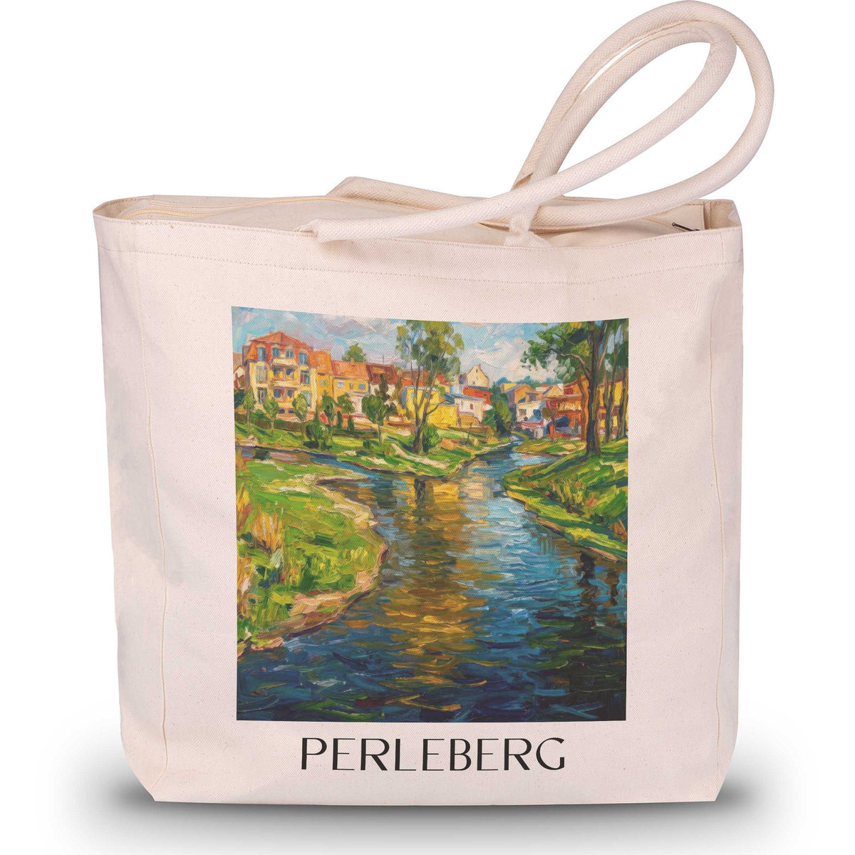 perleberg-prignitz-deutschland-einkaufstasche-oil-painting-oelgemaelde