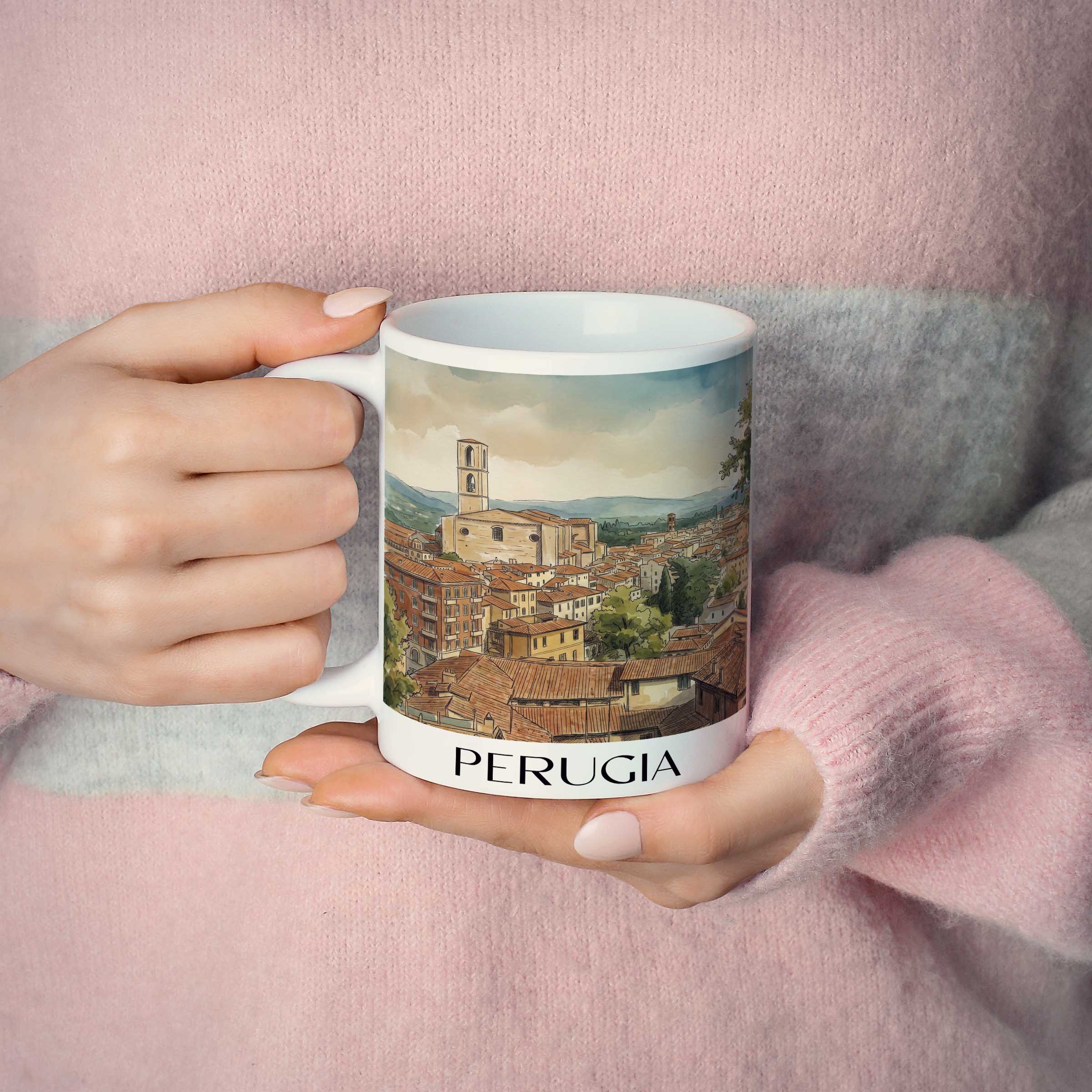 perugia-umbrien-italien-kaffeebecher-aquarell
