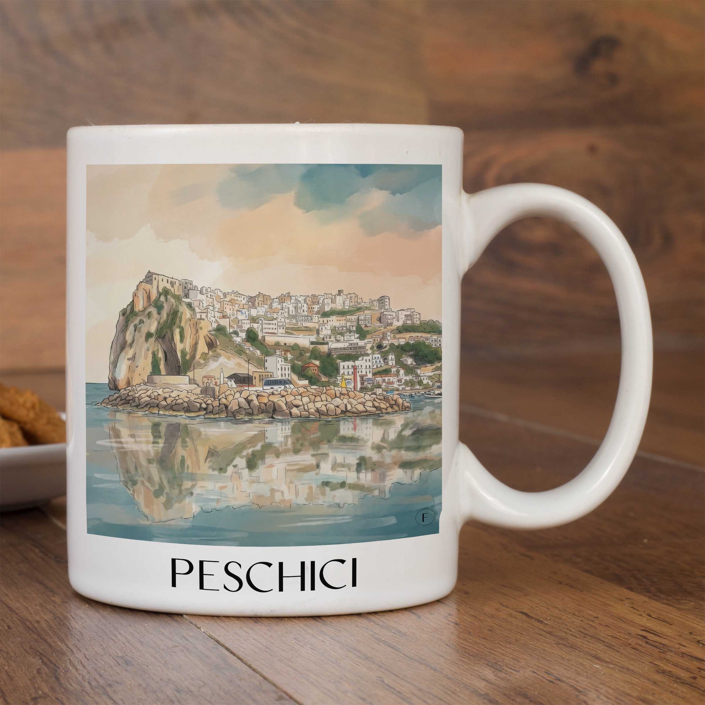 peschici-gargano-italien-kaffeebecher-aquarell