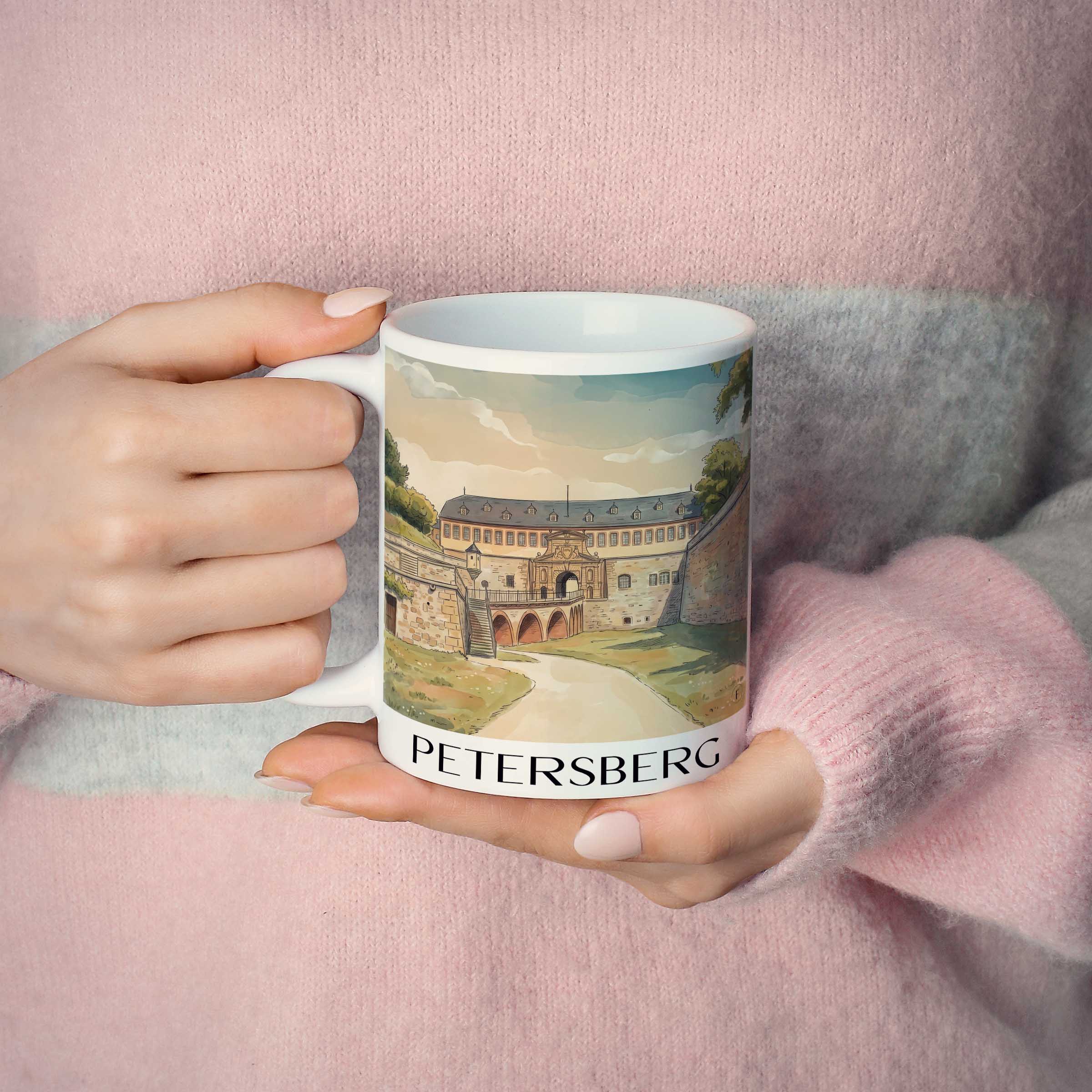 petersberg-erfurt-deutschland-kaffeebecher-aquarell