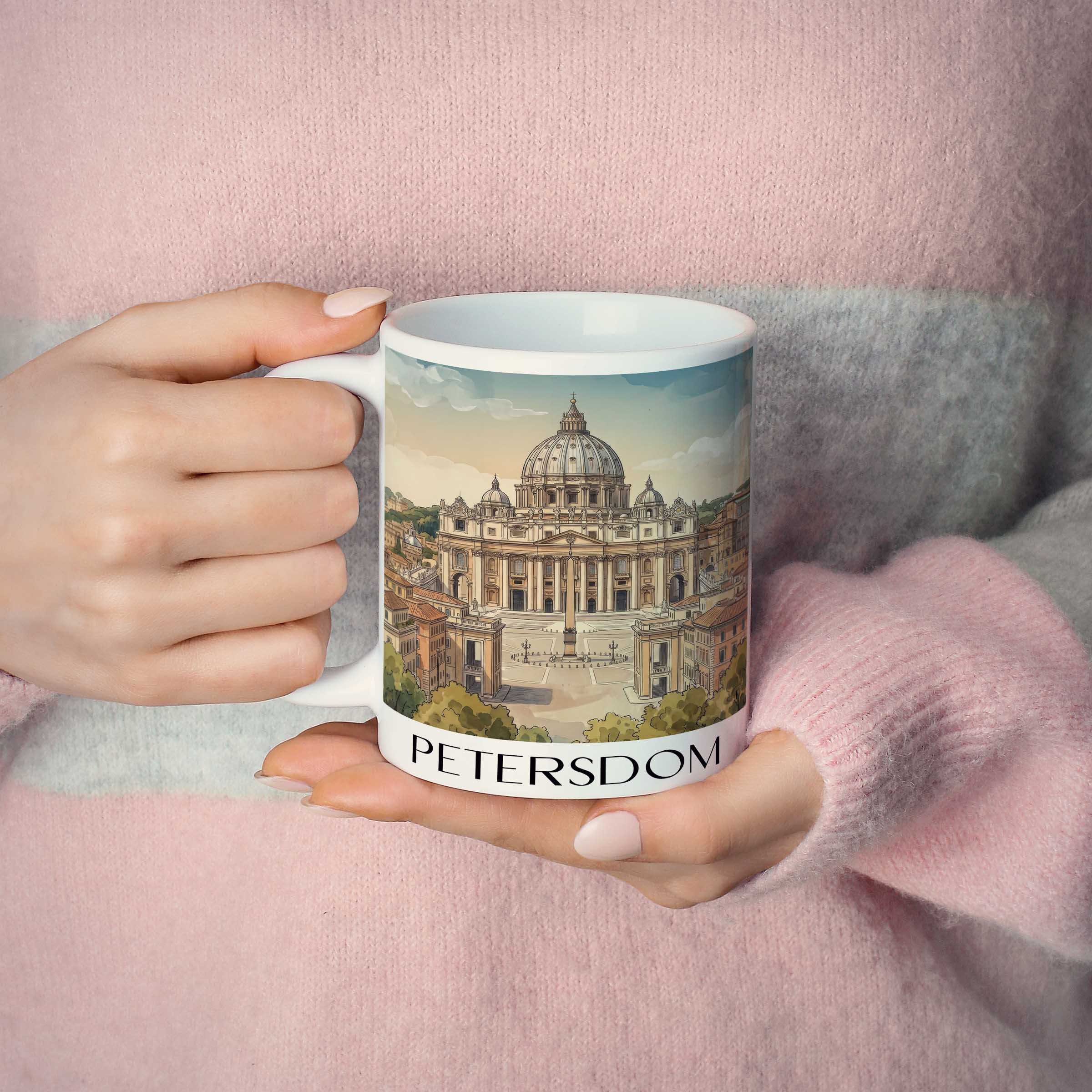 petersdom-vatikanstadt-italien-kaffeebecher-aquarell