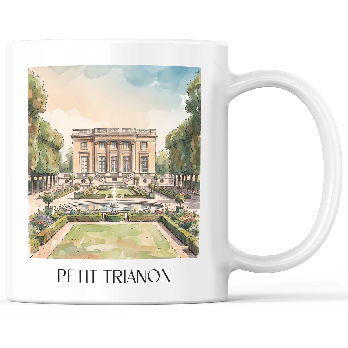 petit-trianon-versailles-frankreich-kaffeebecher-aquarell