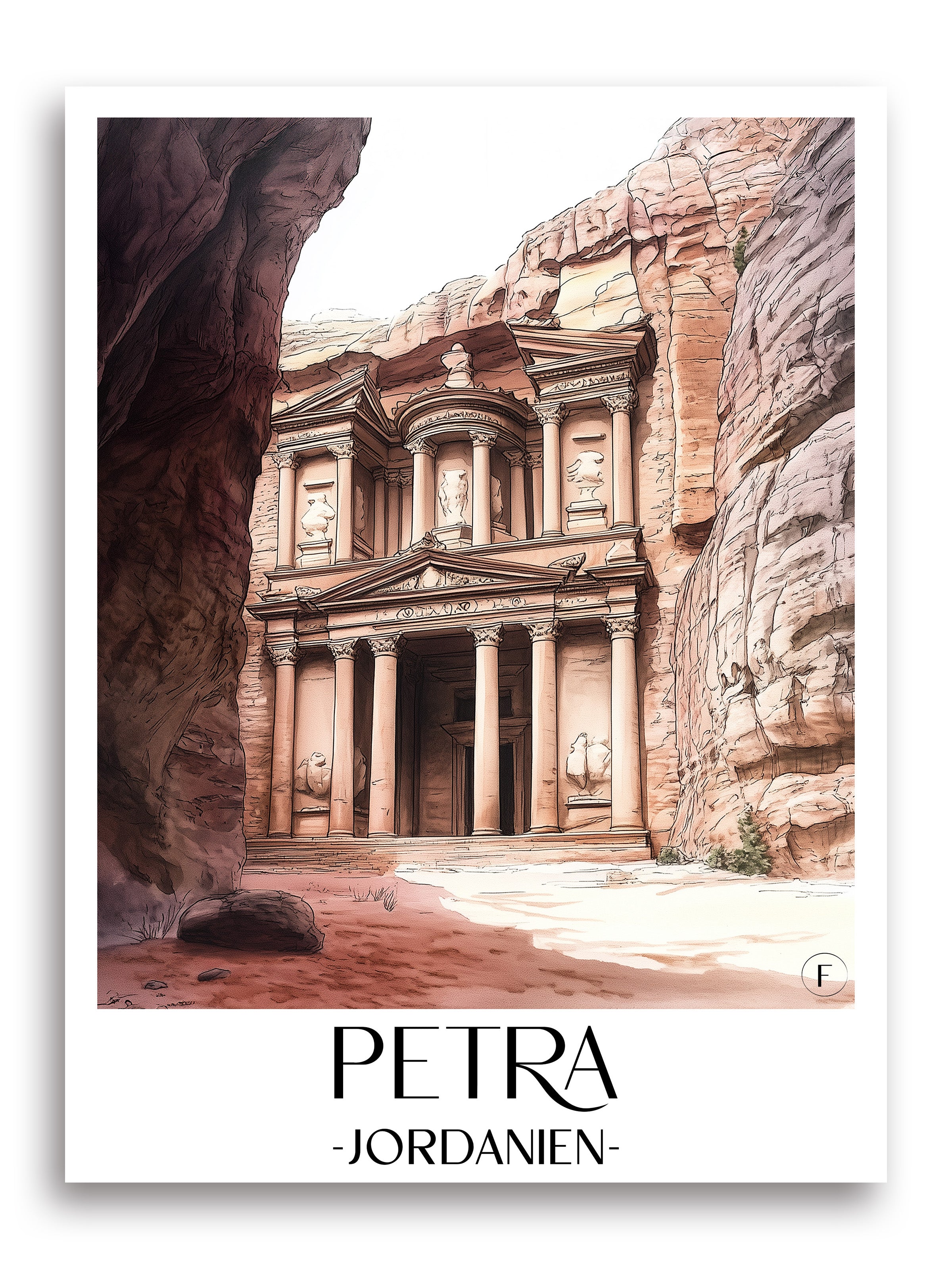 petra,-jordanien-jordanien-poster-aquarell