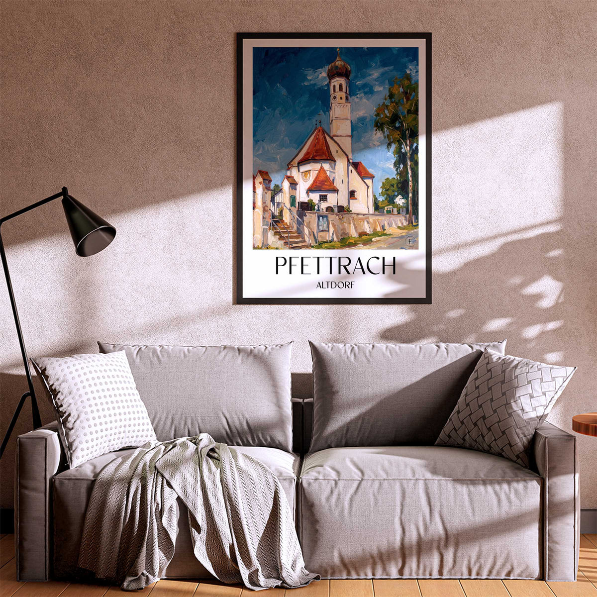pfettrach-altdorf-deutschland-poster-oil-painting-oelgemaelde