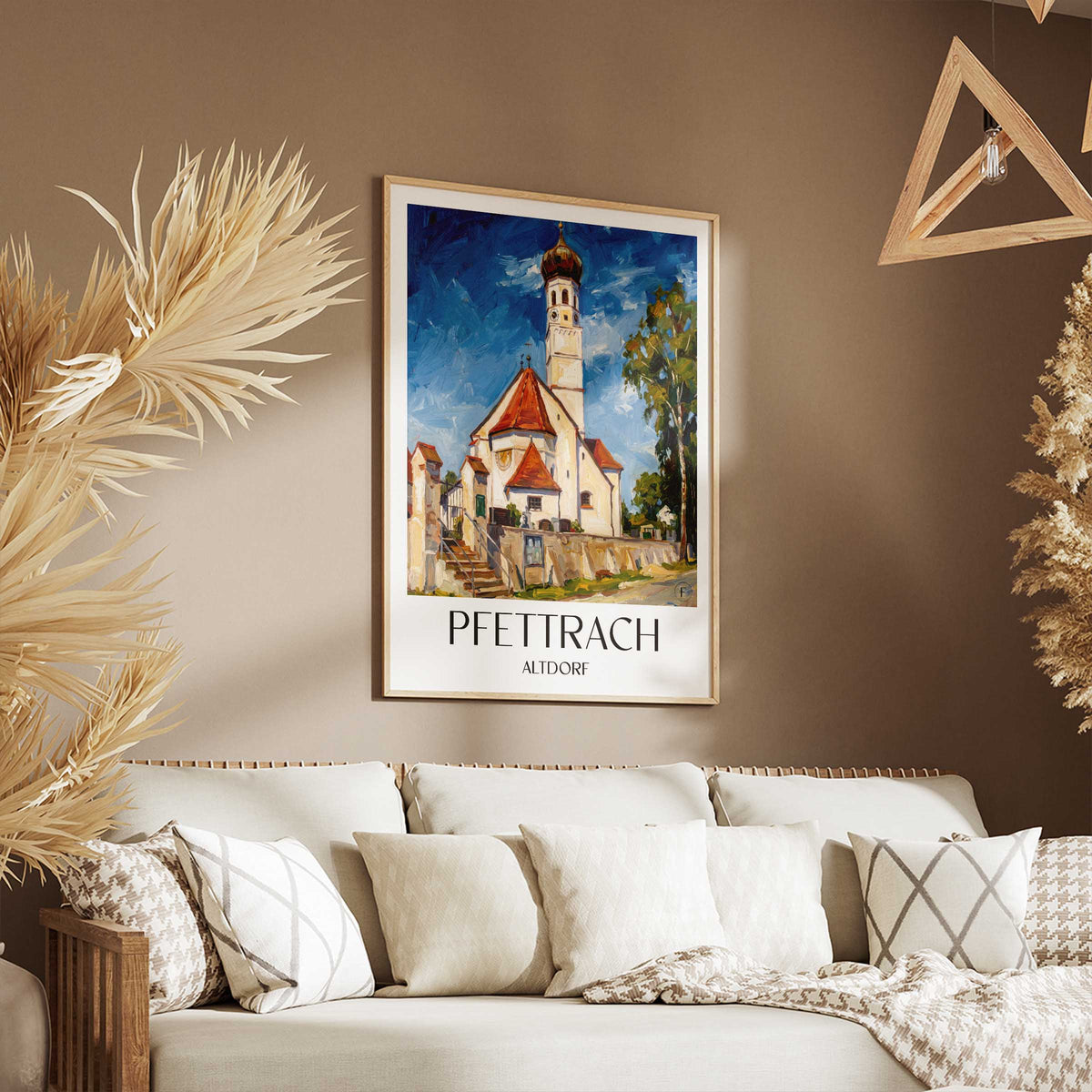 pfettrach-altdorf-deutschland-poster-oil-painting-oelgemaelde