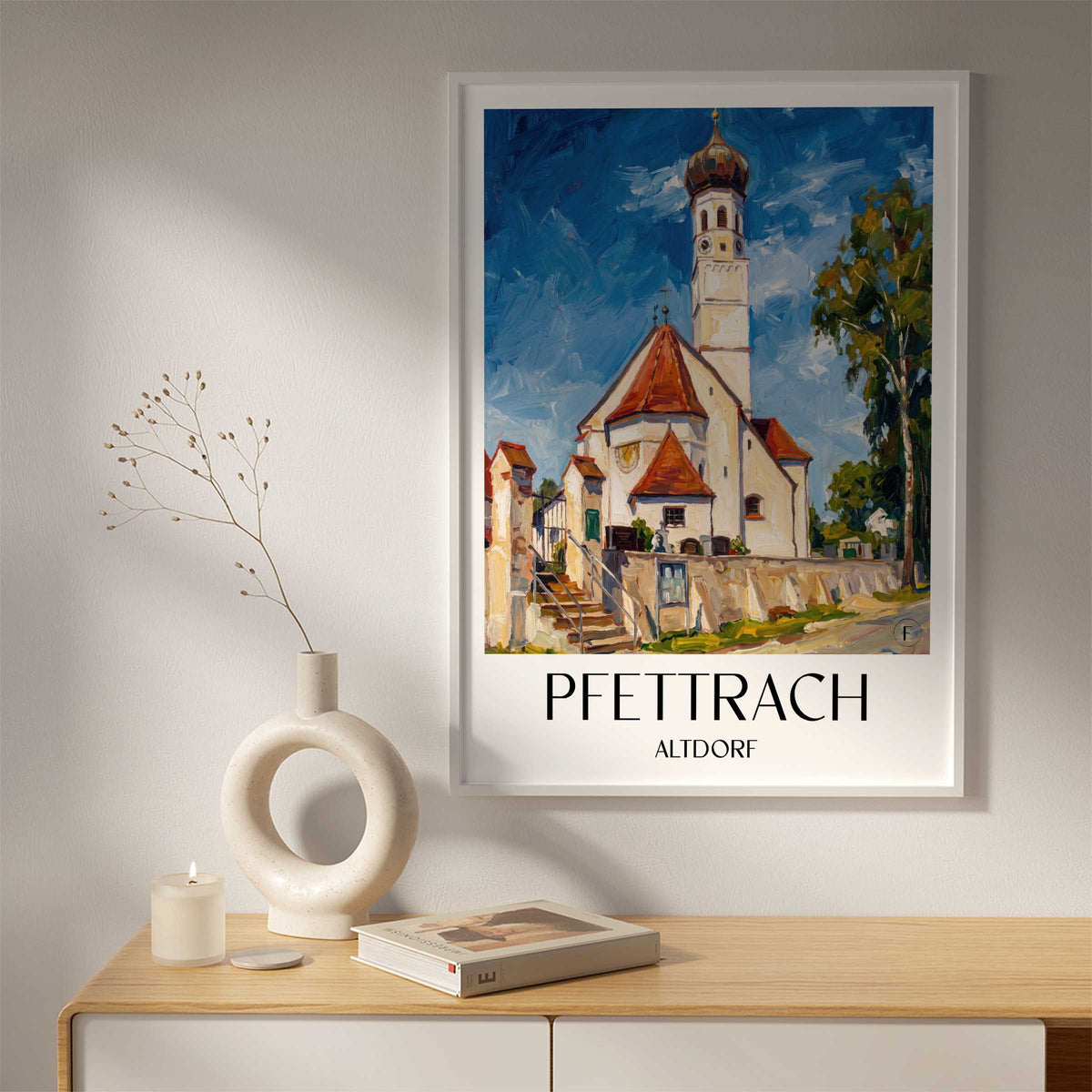 pfettrach-altdorf-deutschland-poster-oil-painting-oelgemaelde