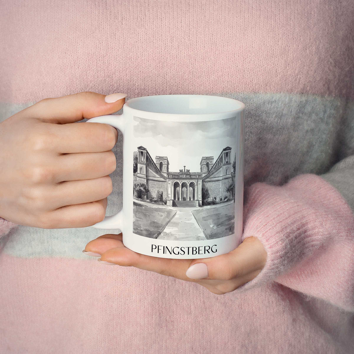 pfingstberg-potsdam-deutschland-kaffeebecher-aquarell-schwarz-weiss