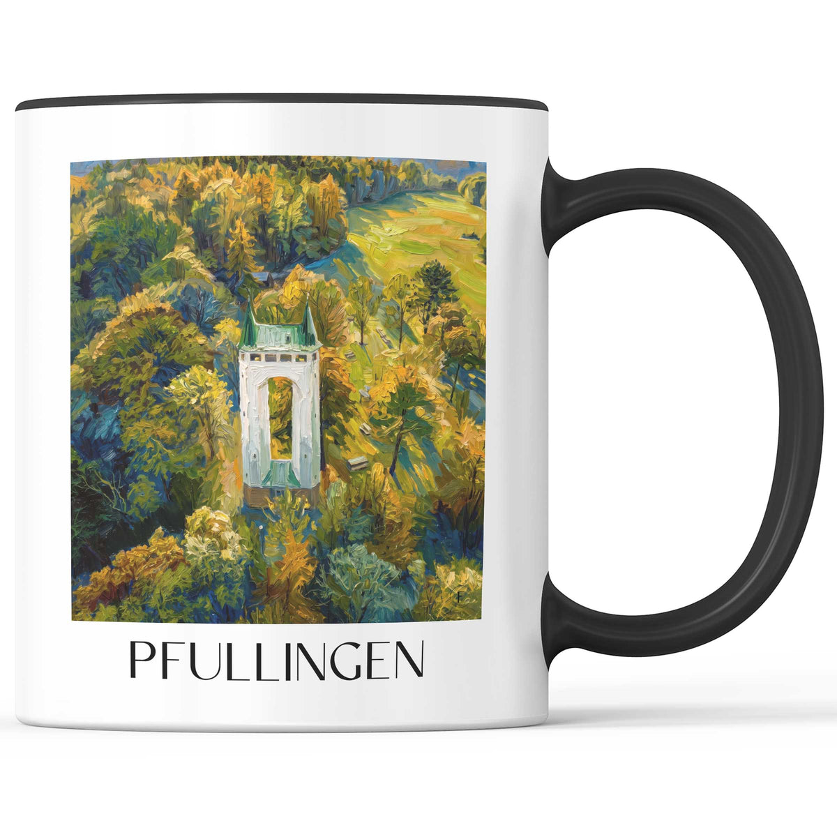 pfullingen-schwäbische-alb-deutschland-kaffeebecher-oil-painting-oelgemaelde