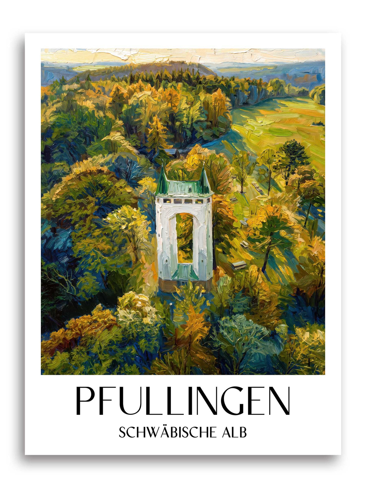pfullingen-schwäbische-alb-deutschland-poster-oil-painting-oelgemaelde