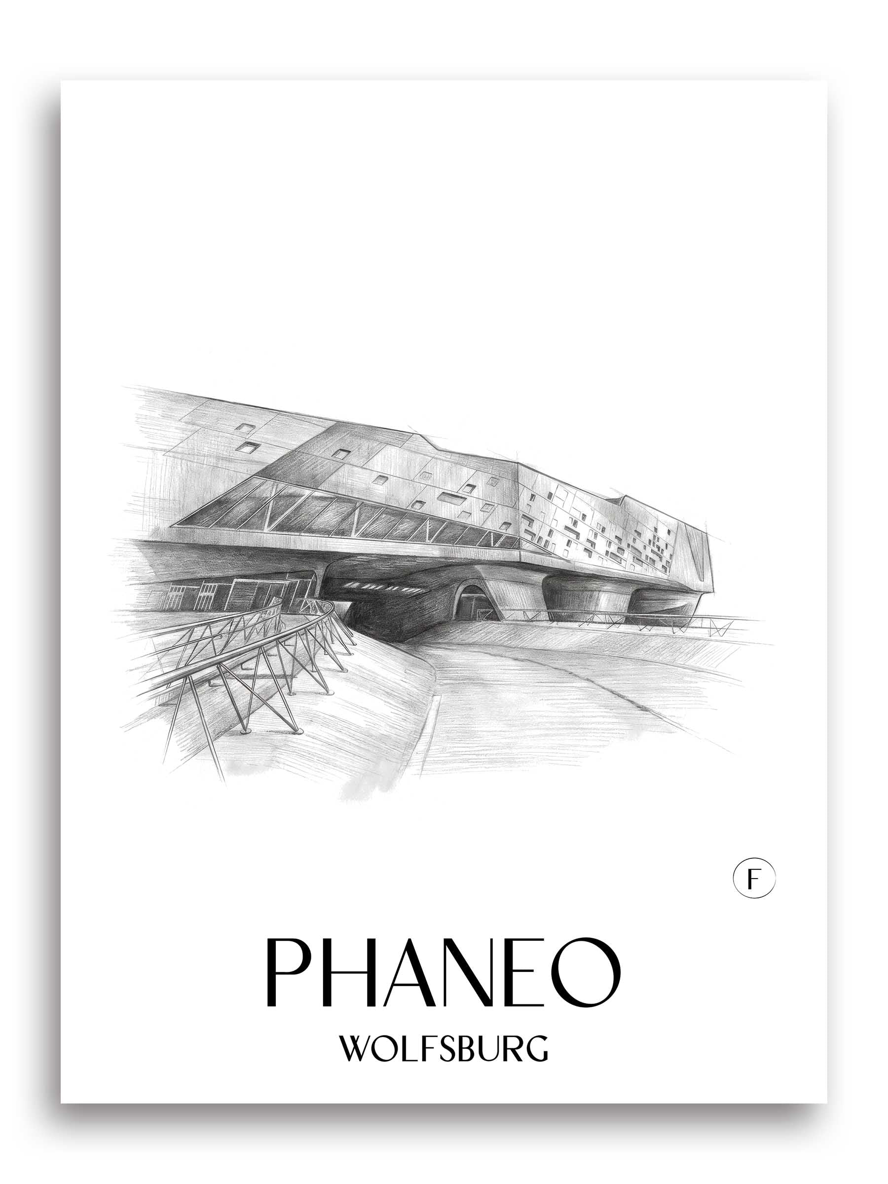 phaneo-wolfsburg-deutschland-poster-bleistift-zeichnung-drawing